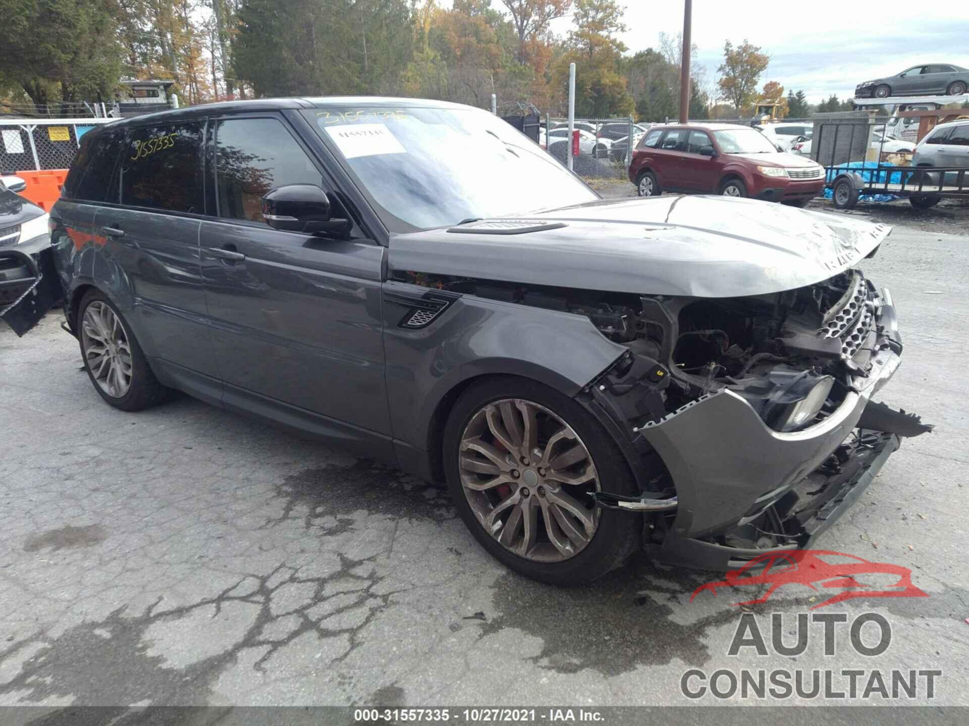 LAND ROVER RANGE ROVER SPORT 2016 - SALWR2EF3GA562481