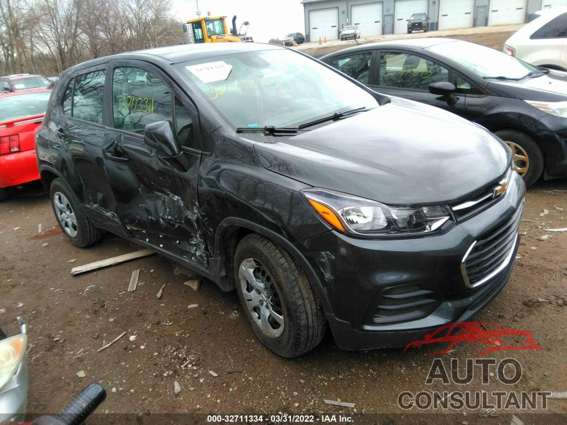 CHEVROLET TRAX 2019 - 3GNCJKSB1KL118205