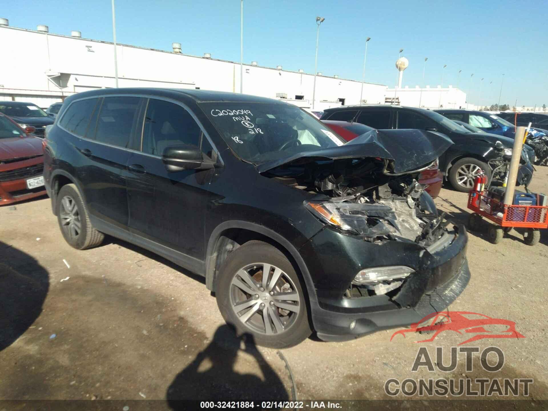 HONDA PILOT 2018 - 5FNYF5H5XJB027501
