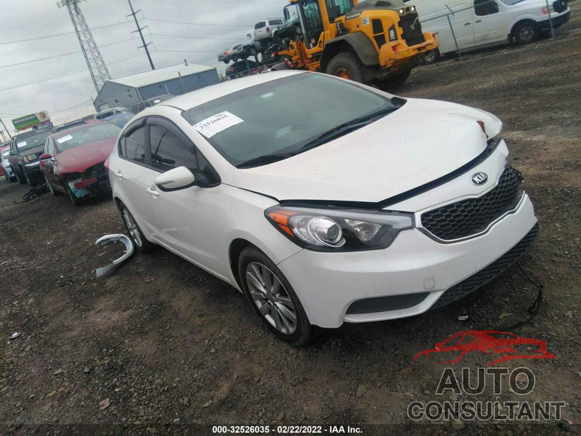 KIA FORTE 2016 - KNAFX4A69G5491999