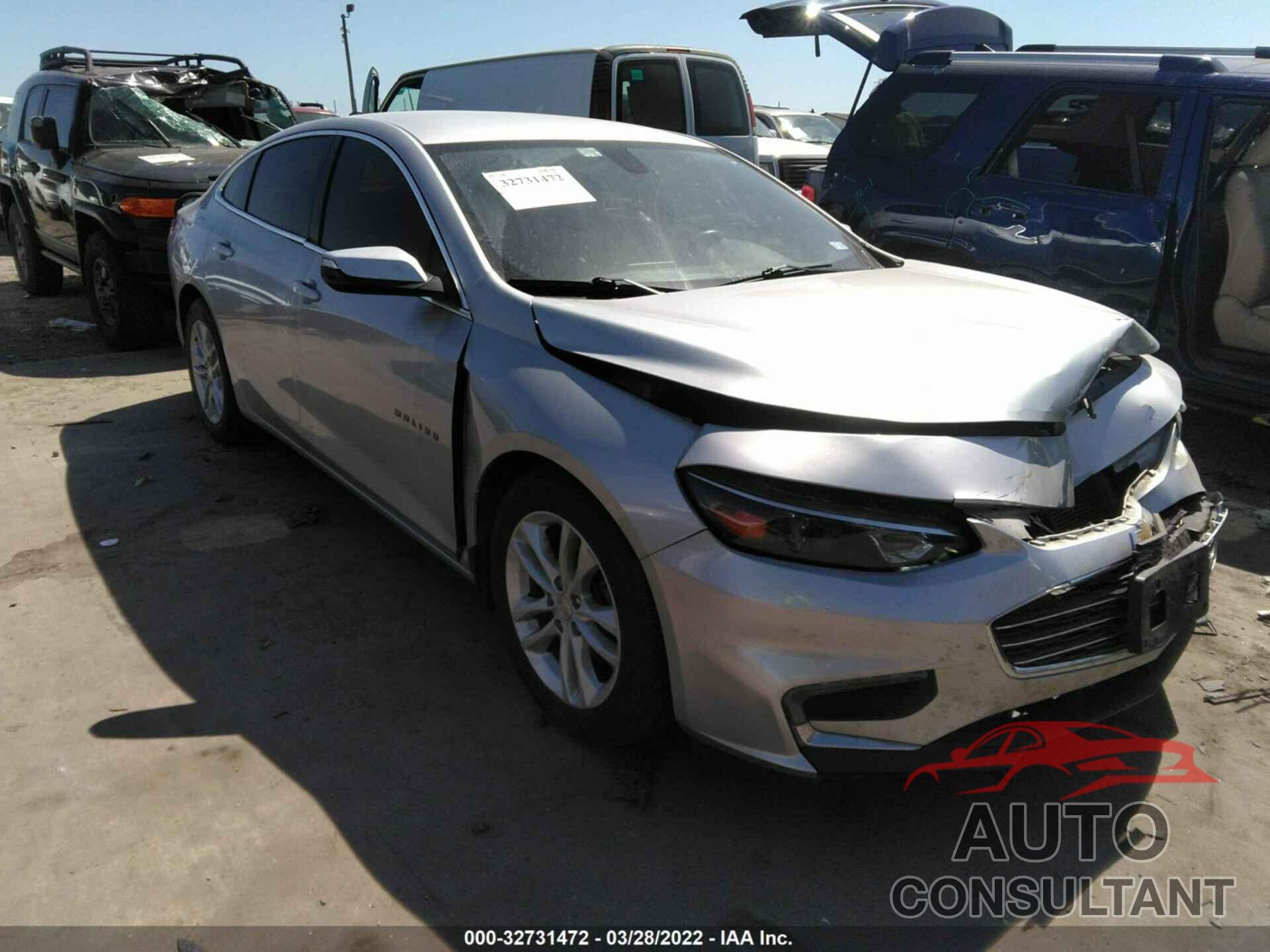 CHEVROLET MALIBU 2016 - 1G1ZE5ST2GF327464