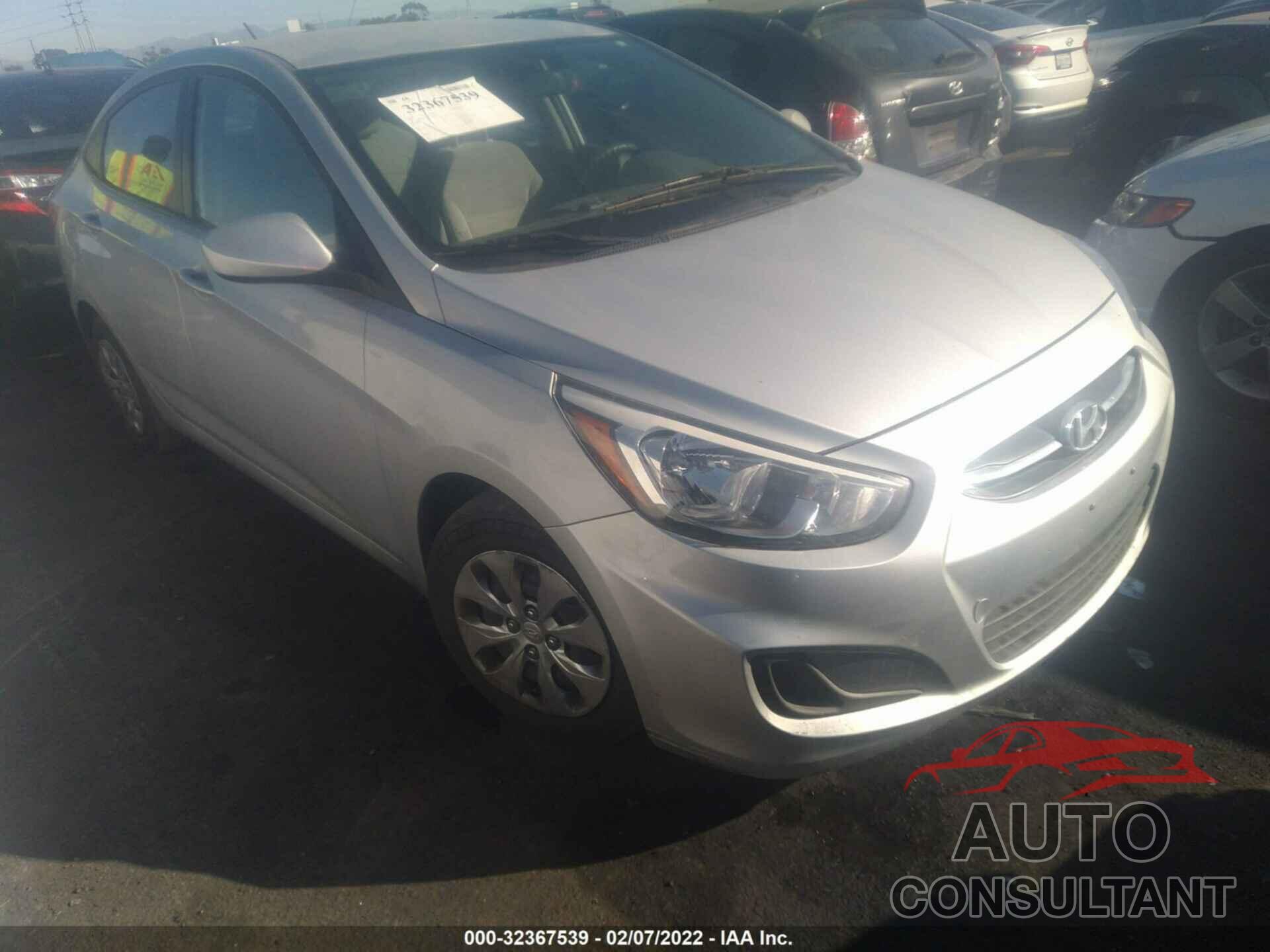 HYUNDAI ACCENT 2016 - KMHCT4AE0GU090559