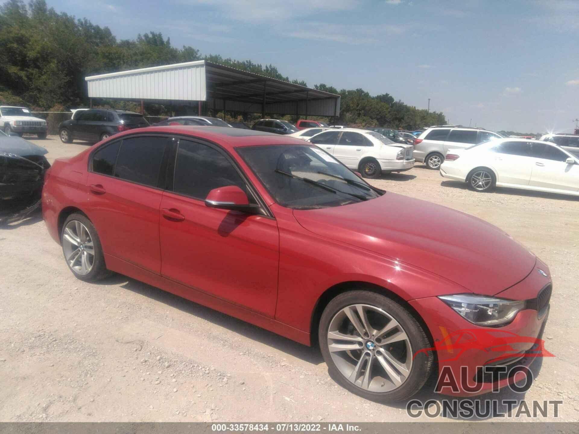 BMW 3 SERIES 2016 - WBA8E9G52GNU29788