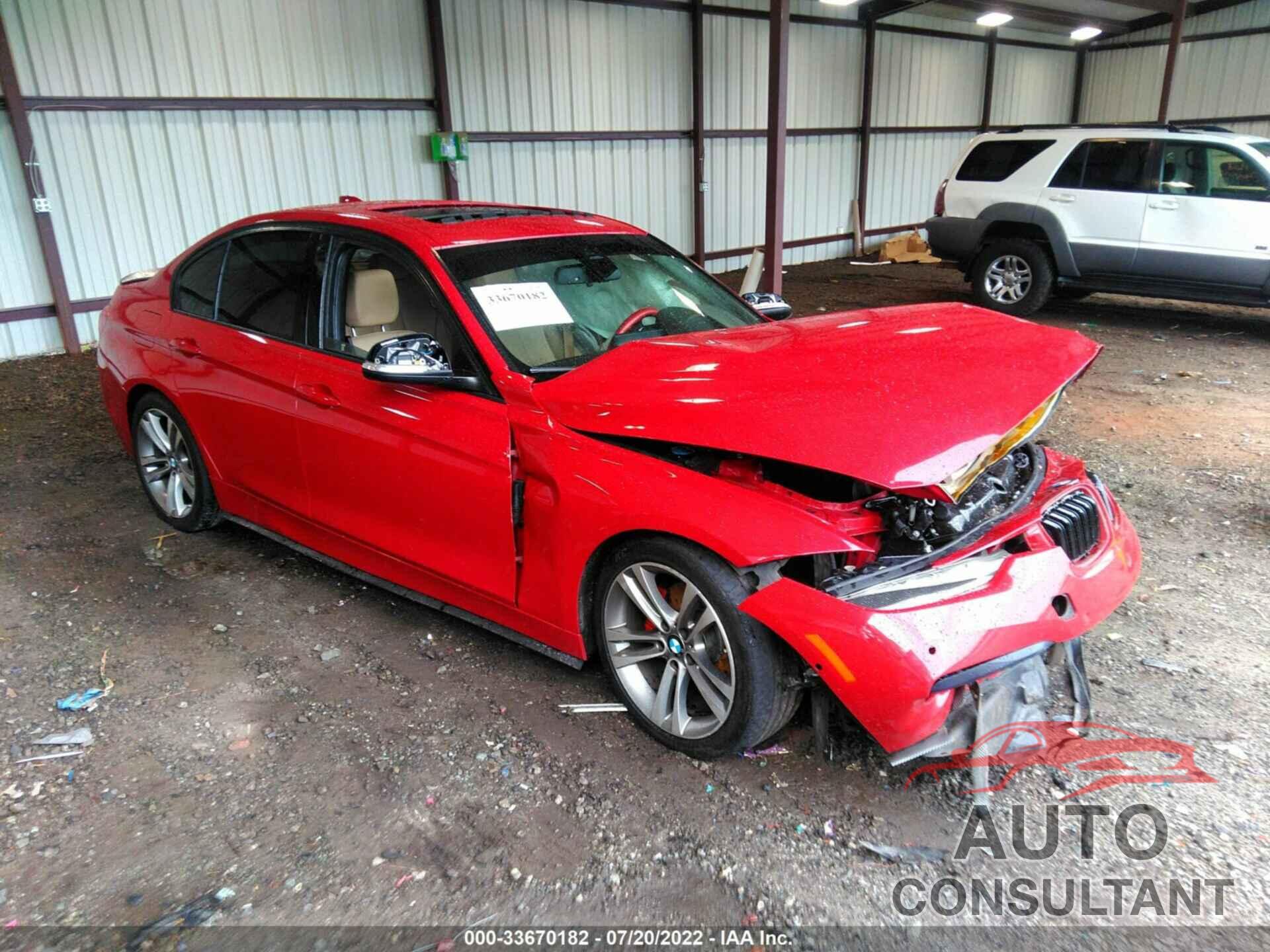 BMW 3 SERIES 2016 - WBA8E9G54GNU29291