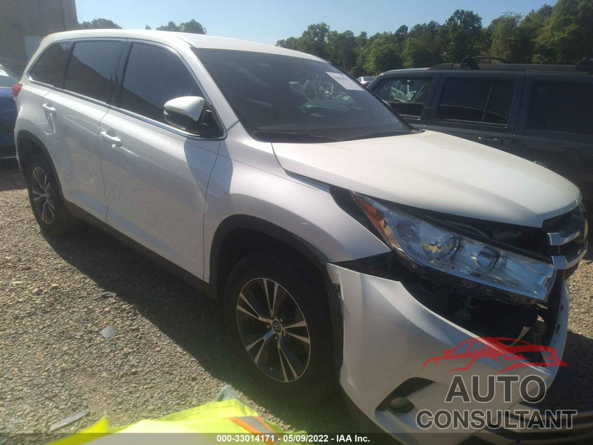 TOYOTA HIGHLANDER 2019 - 5TDZZRFH4KS361892