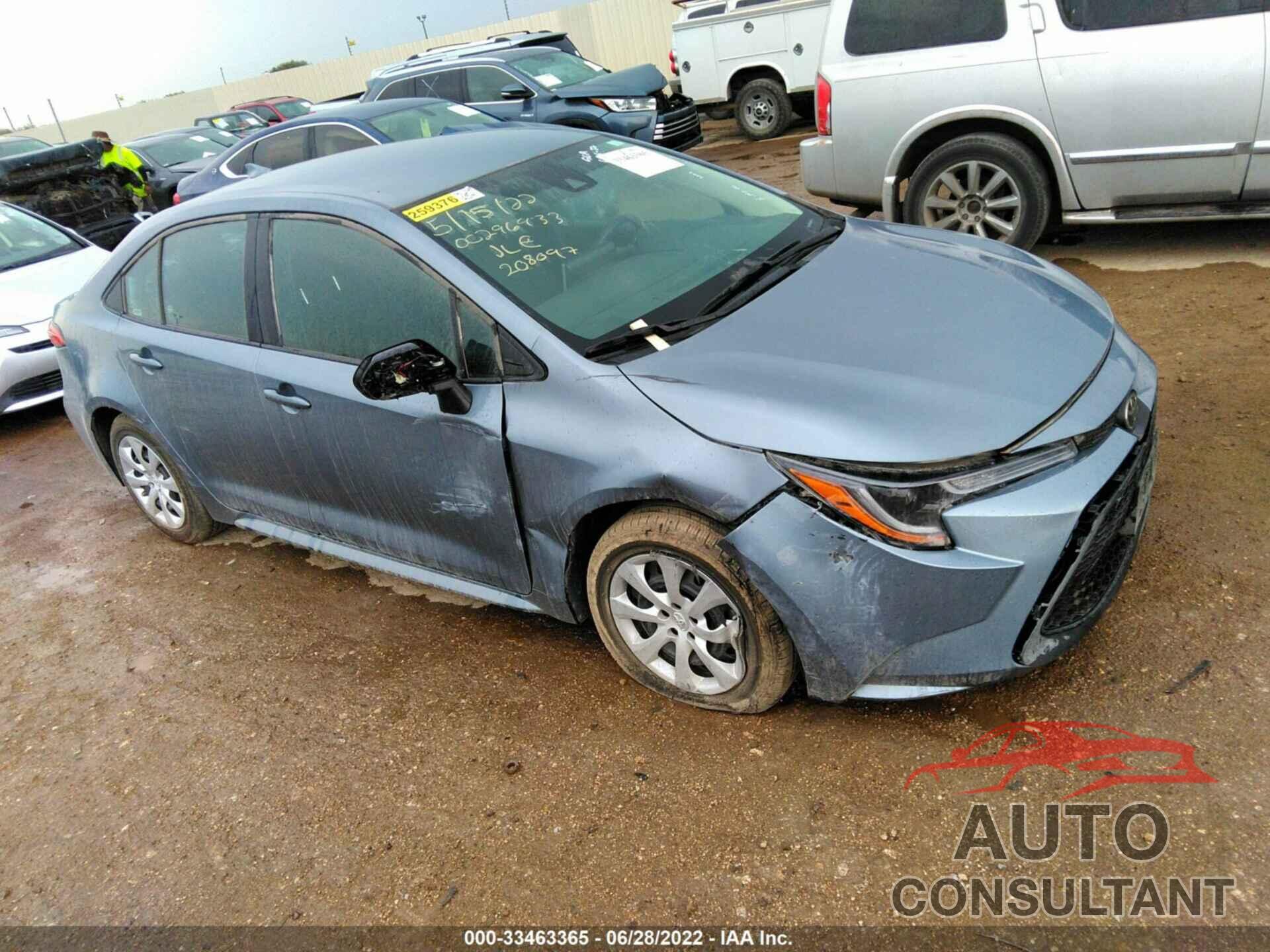 TOYOTA COROLLA 2021 - 5YFEPMAE7MP208097