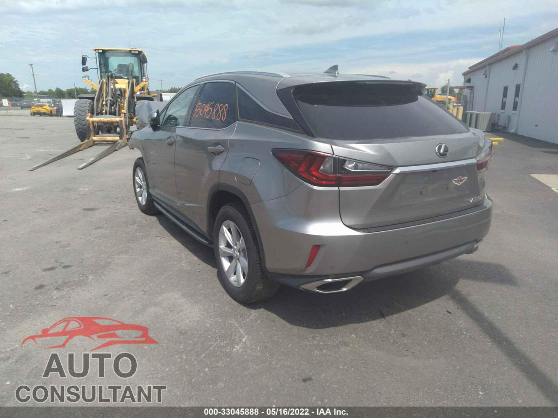 LEXUS RX 2017 - 2T2BZMCA5HC090978
