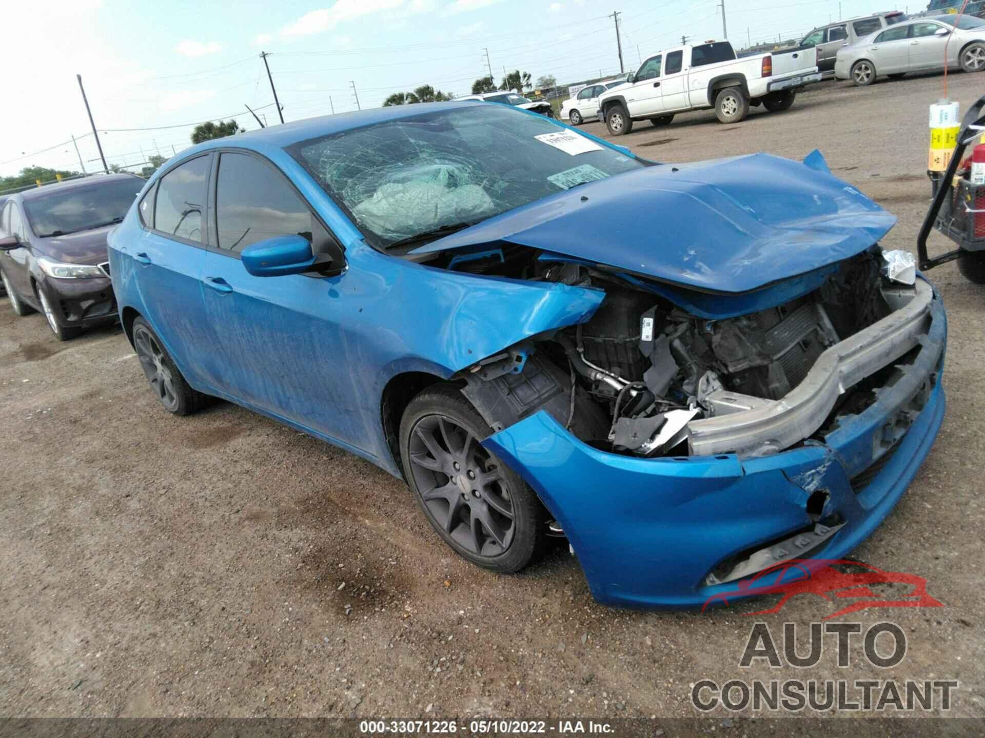 DODGE DART 2016 - 1C3CDFAA5GD661462