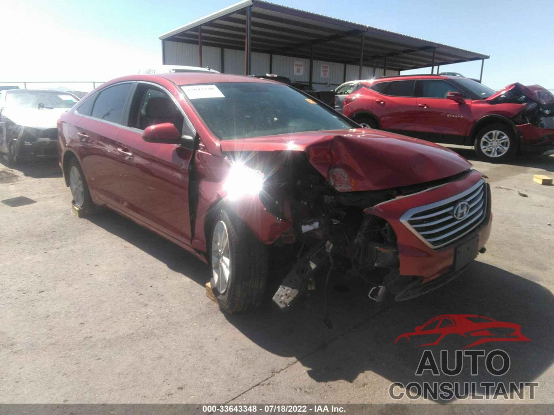 HYUNDAI SONATA 2016 - 5NPE24AF9GH275809