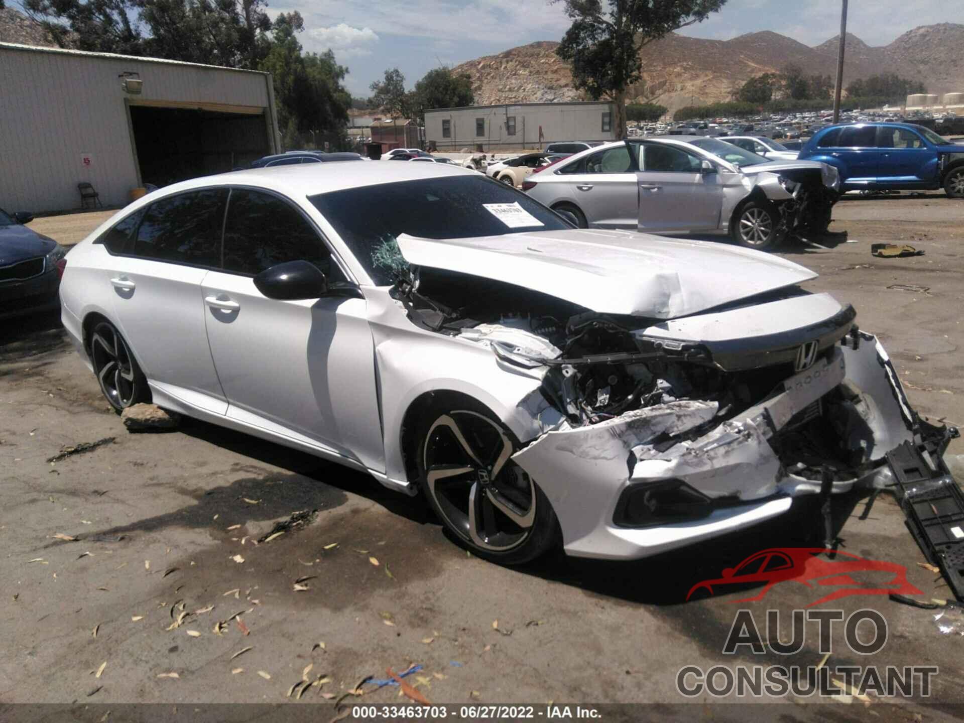 HONDA ACCORD SEDAN 2021 - 1HGCV1F38MA045100