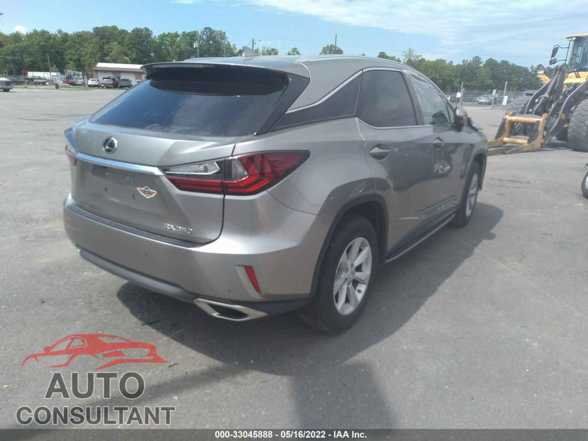 LEXUS RX 2017 - 2T2BZMCA5HC090978