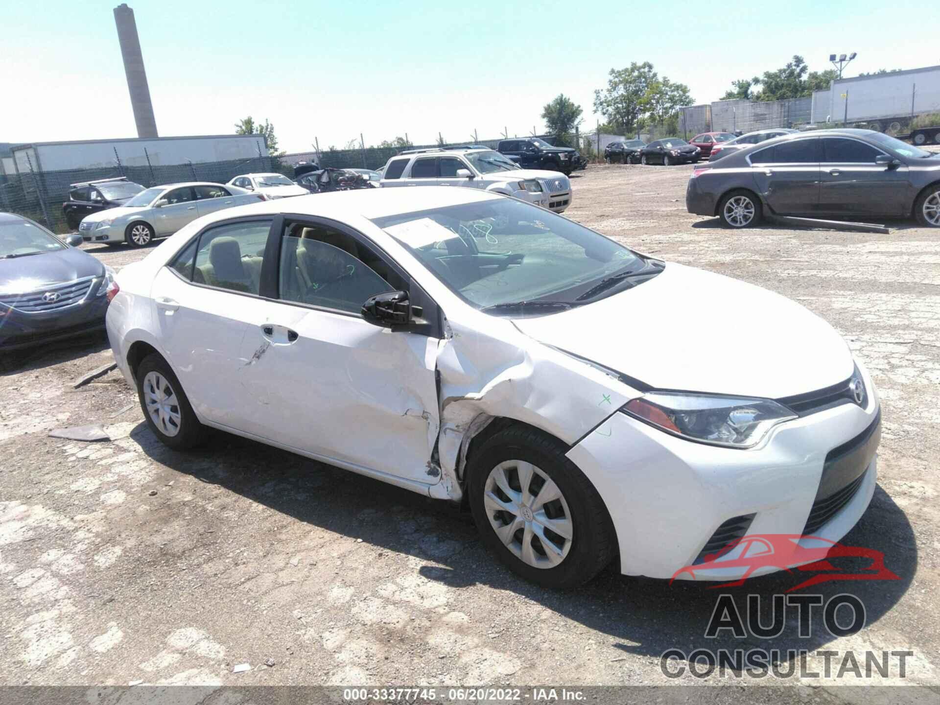 TOYOTA COROLLA 2016 - 5YFBPRHE8GP427919