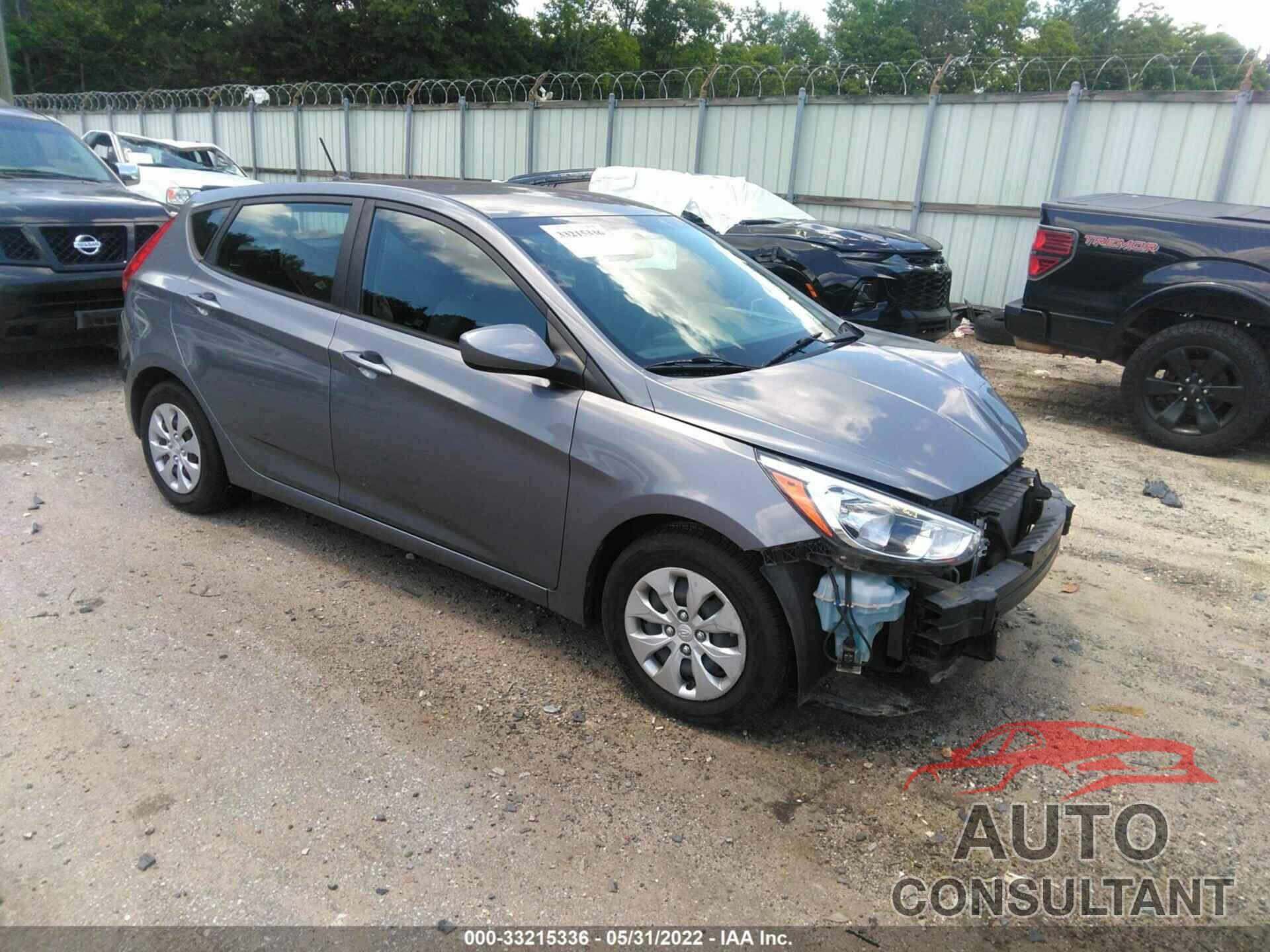 HYUNDAI ACCENT 2017 - KMHCT5AE2HU305480