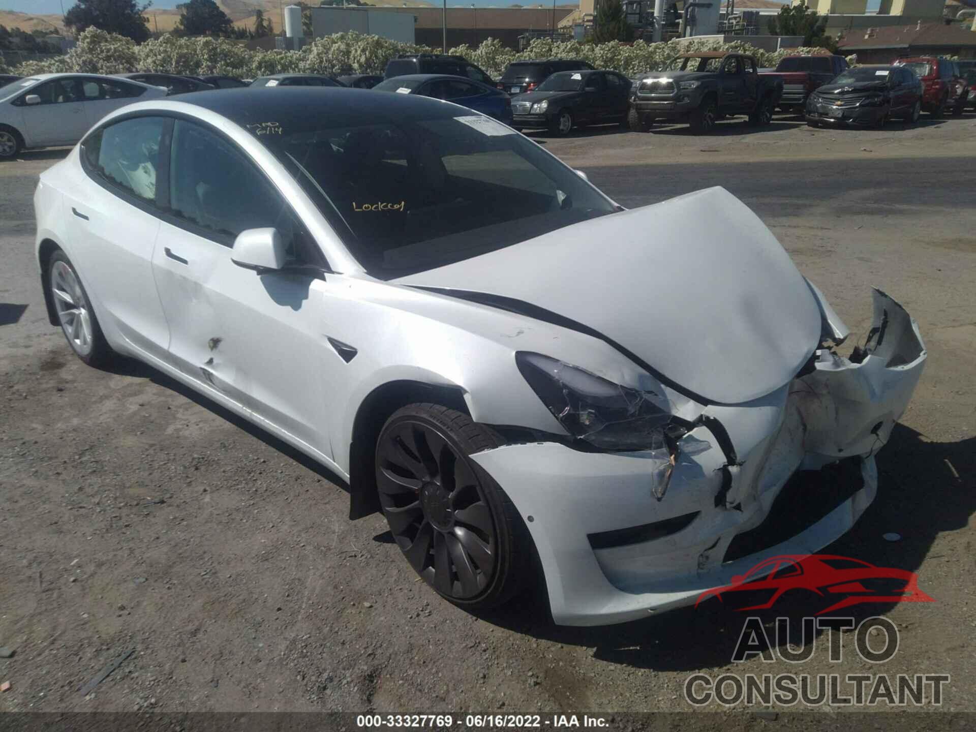 TESLA MODEL 3 2021 - 5YJ3E1EC0MF999296