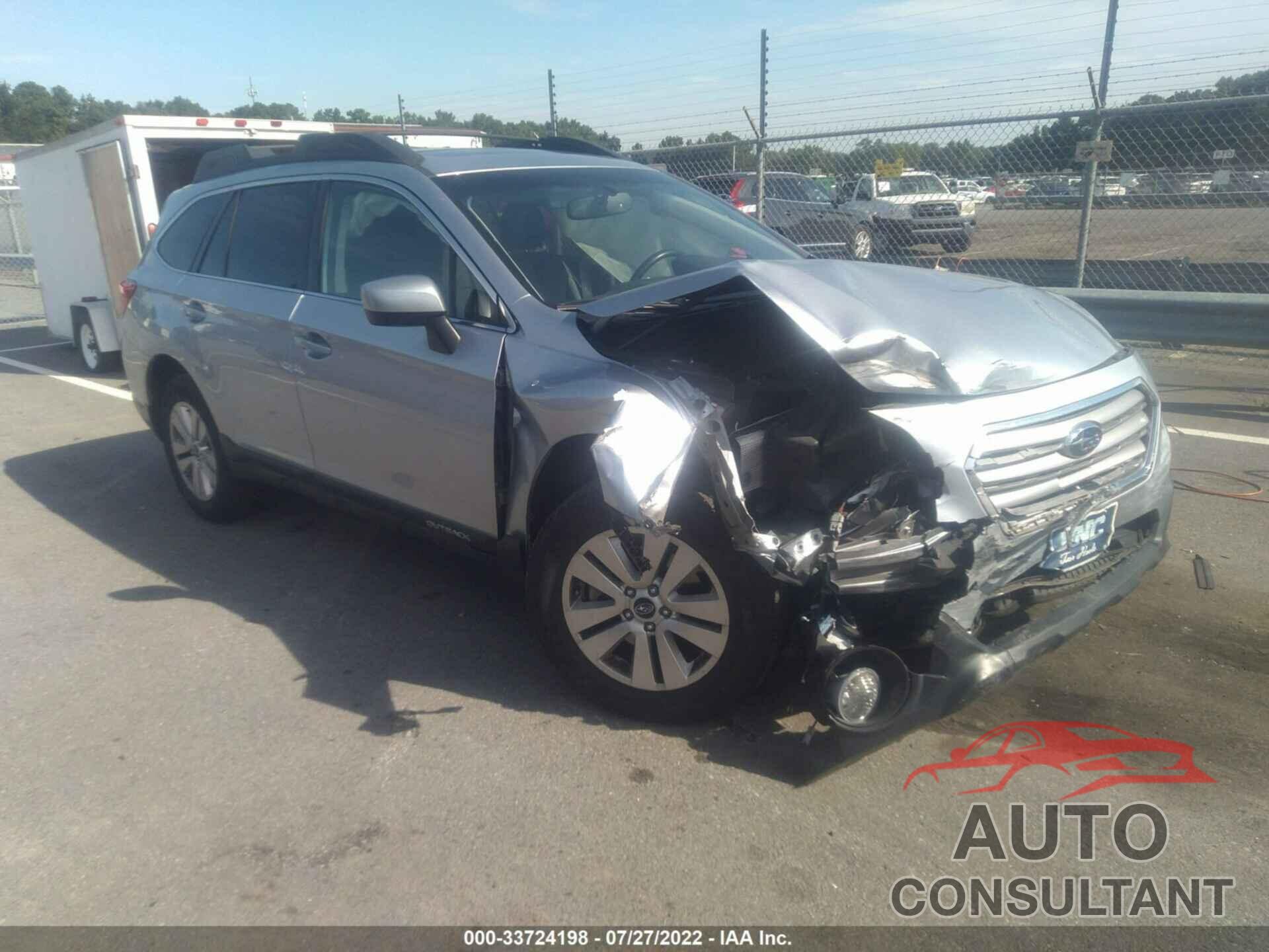 SUBARU OUTBACK 2016 - 4S4BSBDC7G3291460