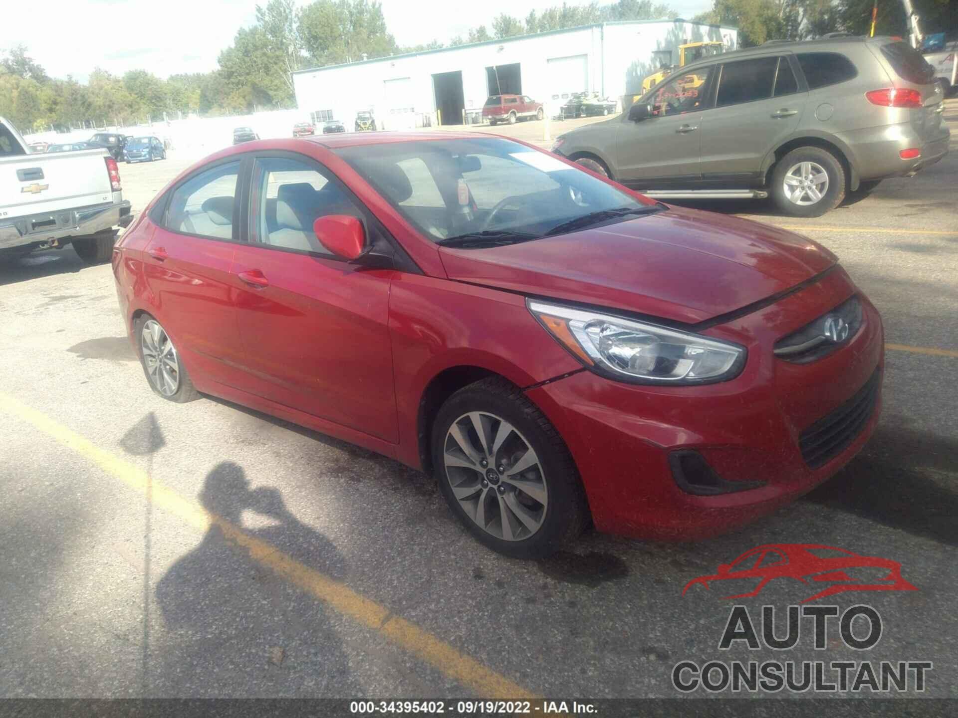 HYUNDAI ACCENT 2017 - KMHCT4AEXHU349284