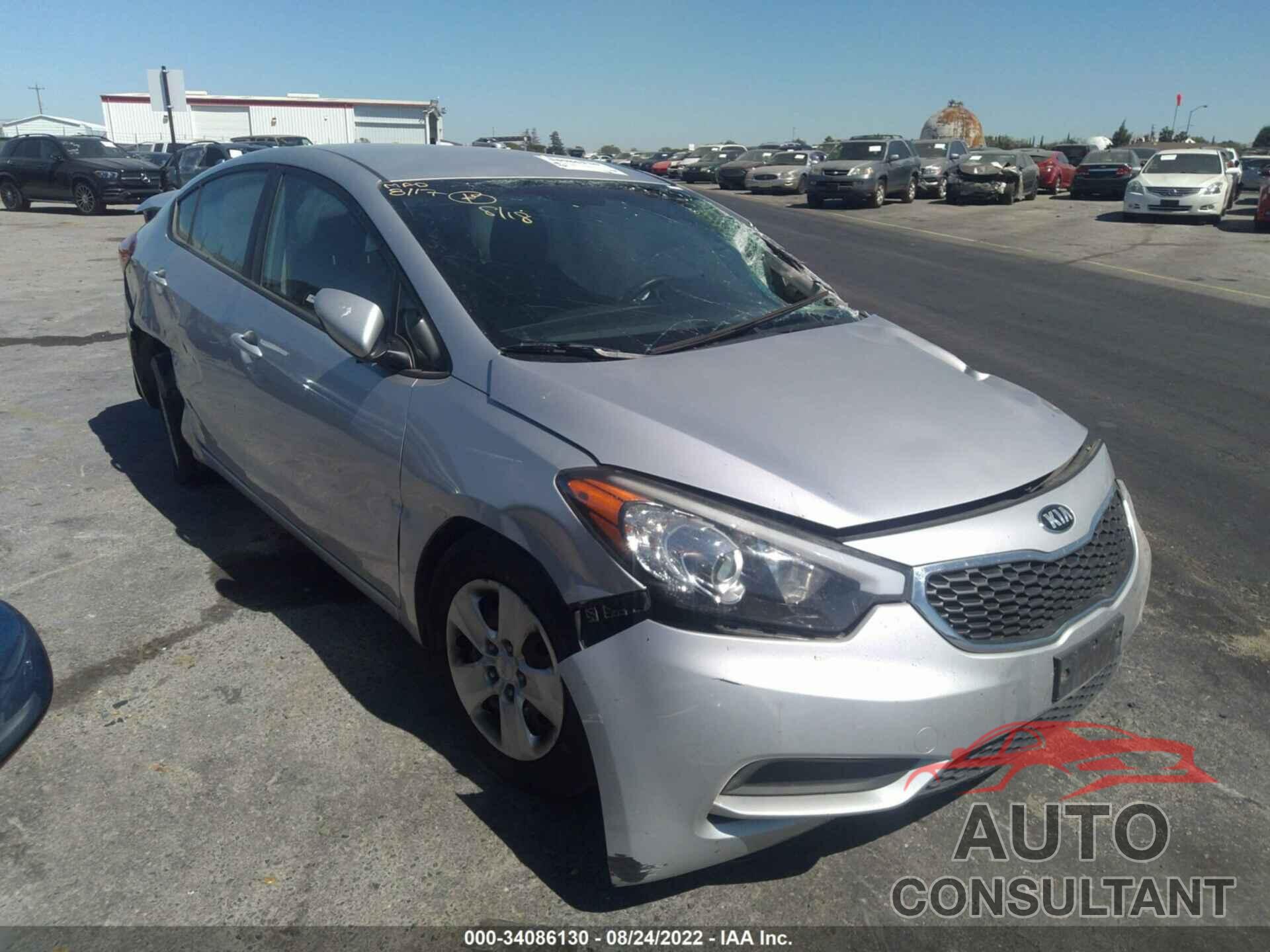 KIA FORTE 2016 - KNAFK4A60G5495941