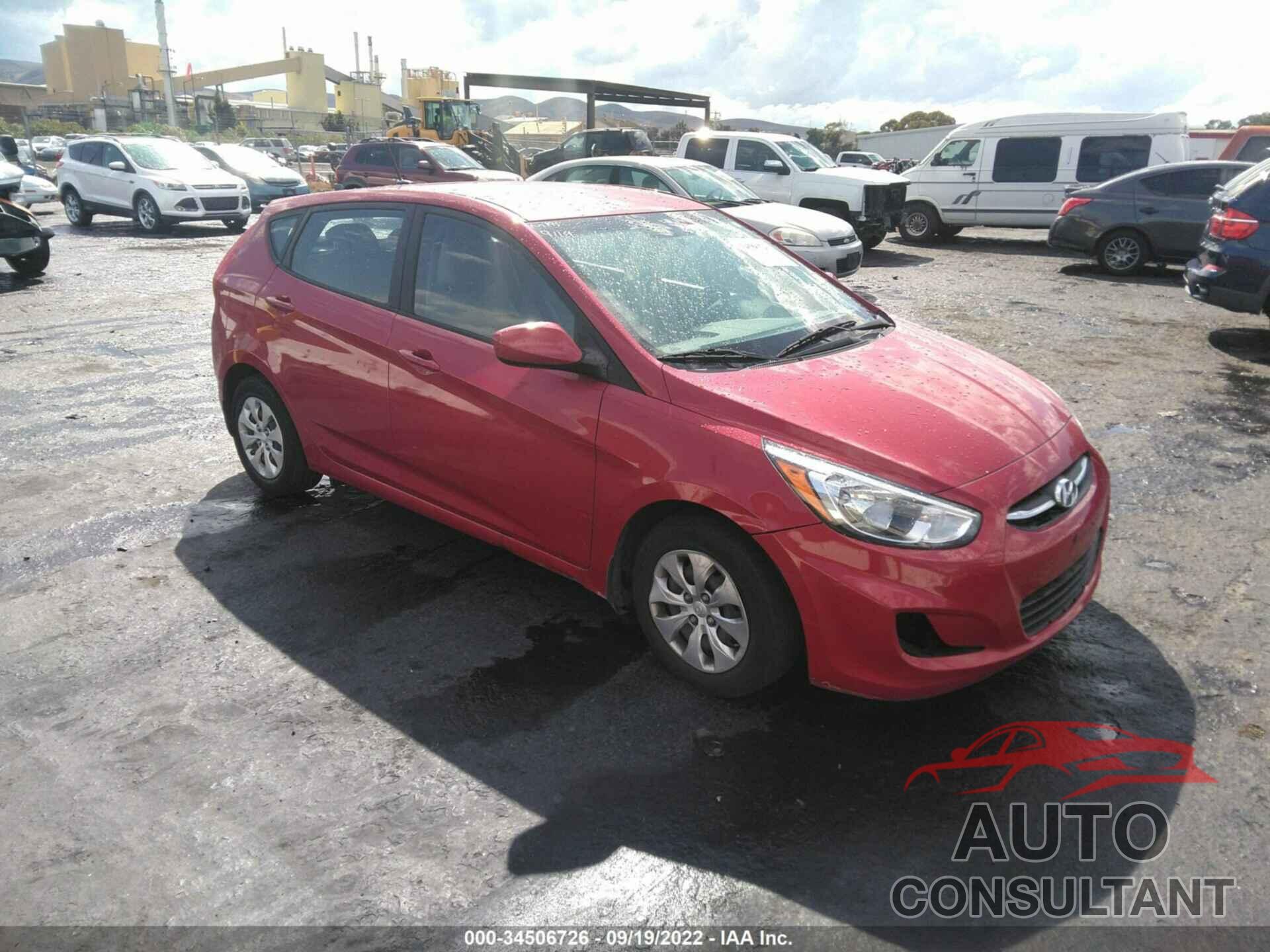 HYUNDAI ACCENT 2016 - KMHCT5AE0GU239106