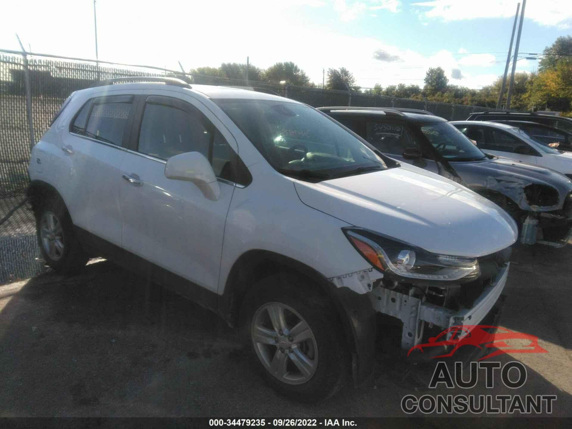 CHEVROLET TRAX 2020 - KL7CJPSB0LB087471