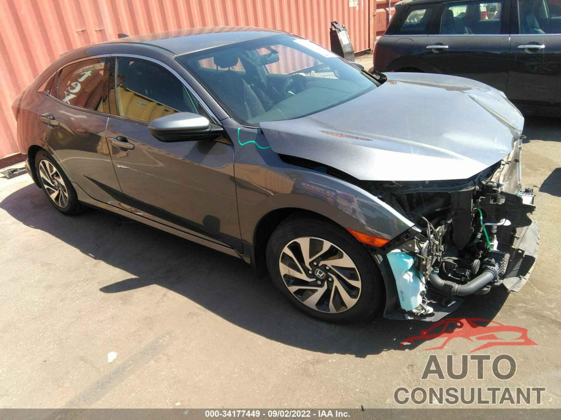 HONDA CIVIC HATCHBACK 2017 - SHHFK7H26HU410509