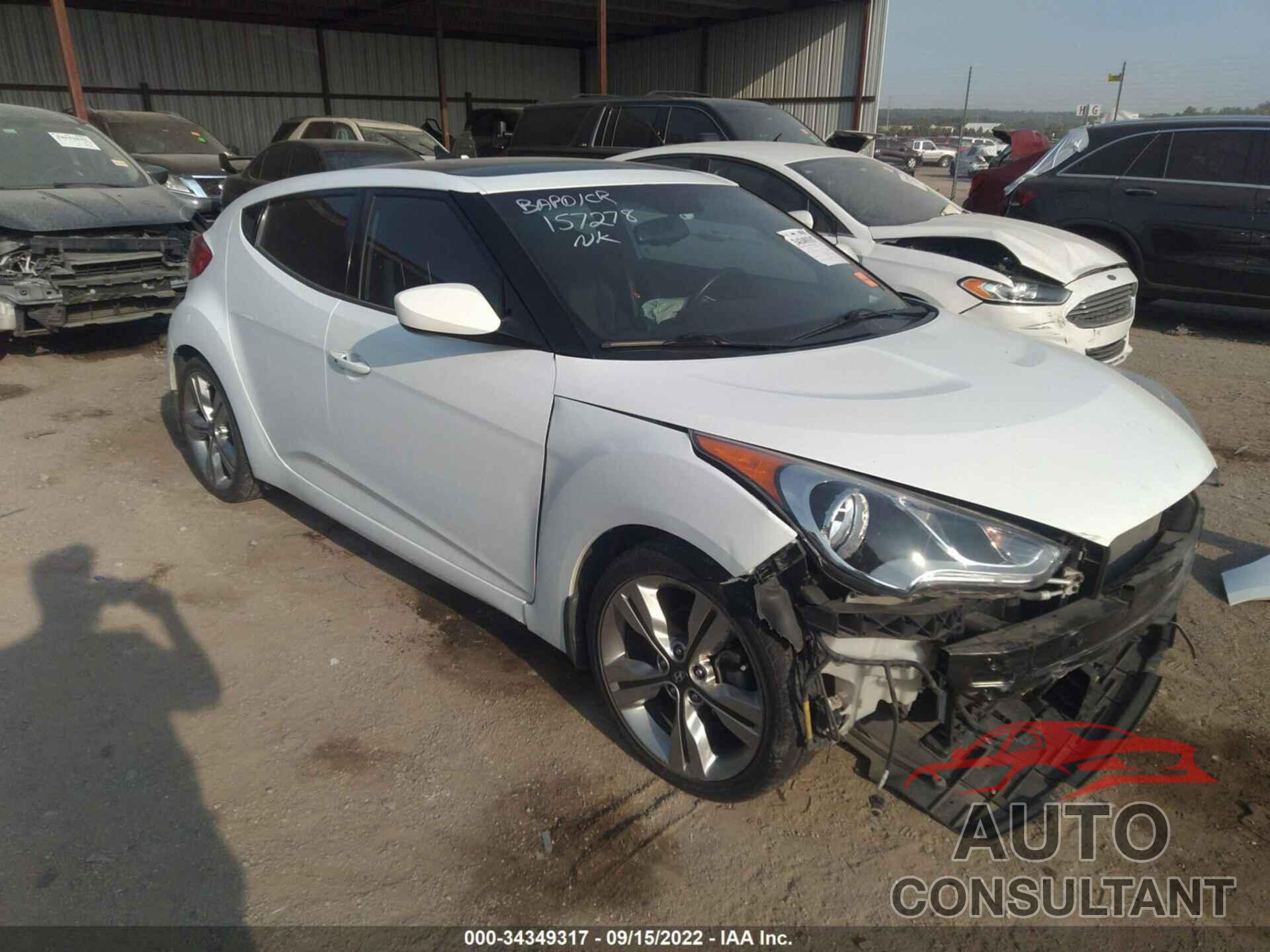 HYUNDAI VELOSTER 2016 - KMHTC6AD9GU248786