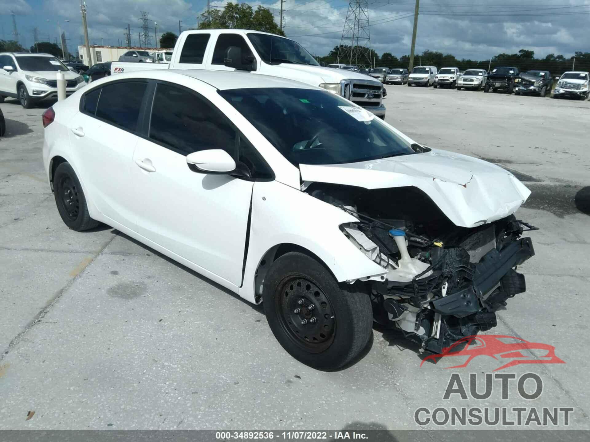 KIA FORTE 2016 - KNAFK4A62G5603430