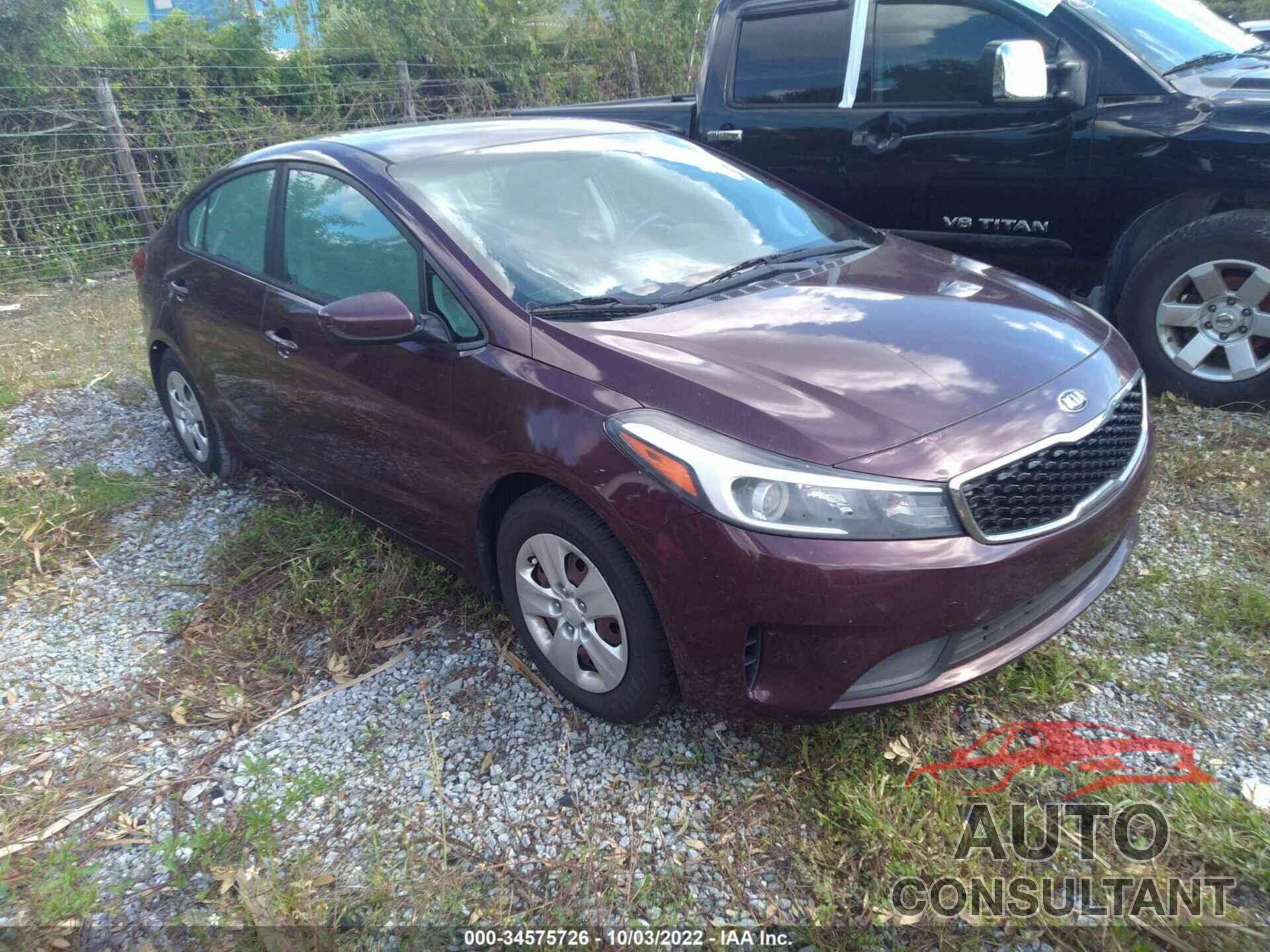 KIA FORTE 2017 - 3KPFK4A71HE057477