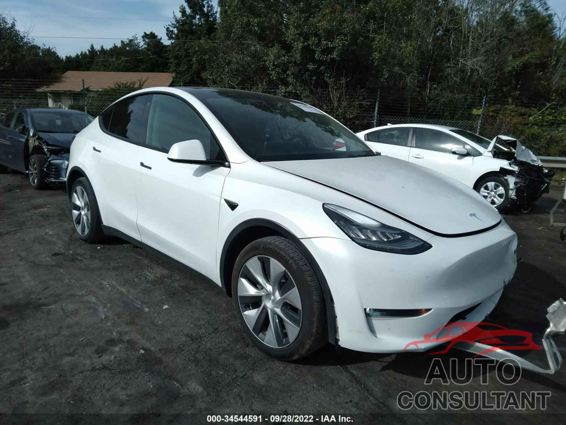 TESLA MODEL Y 2021 - 5YJYGDEE8MF077555