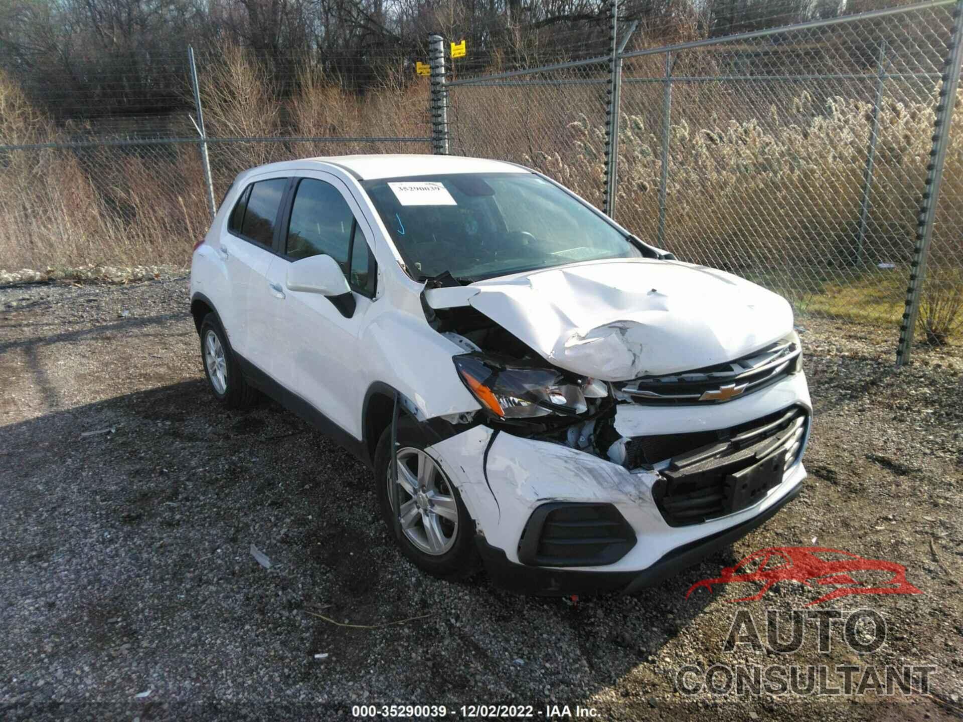 CHEVROLET TRAX 2019 - 3GNCJKSB2KL368536