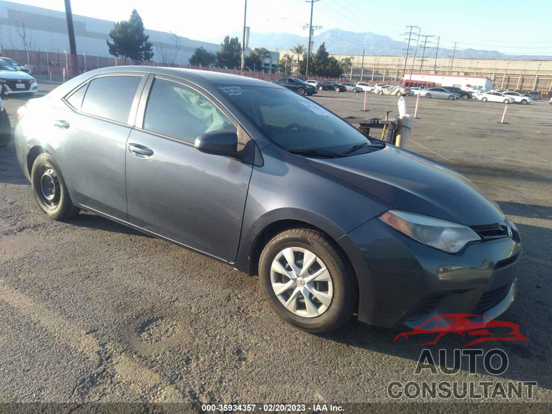 TOYOTA COROLLA 2016 - 5YFBURHEXGP430314