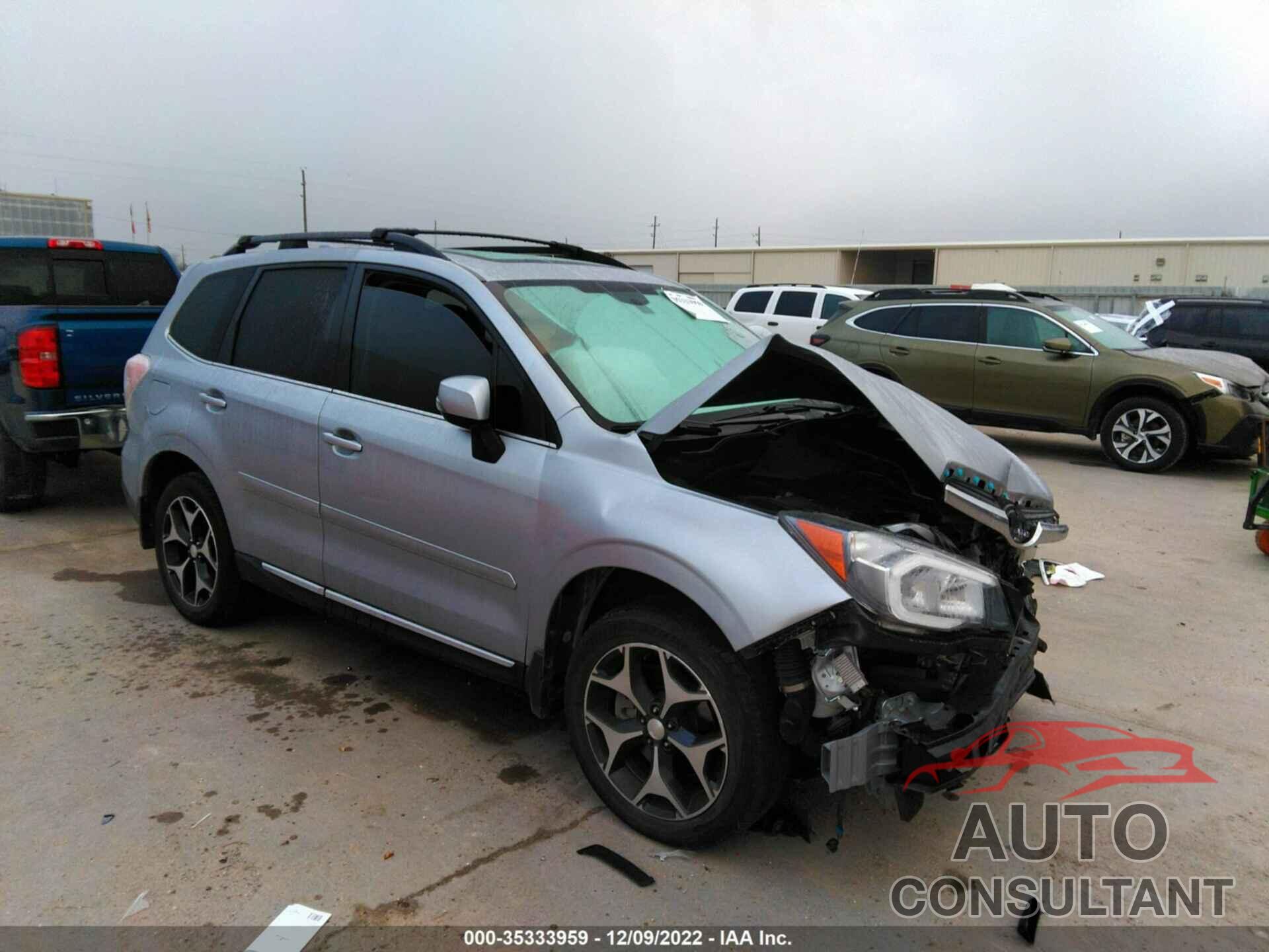 SUBARU FORESTER 2016 - JF2SJGXC2GH496480
