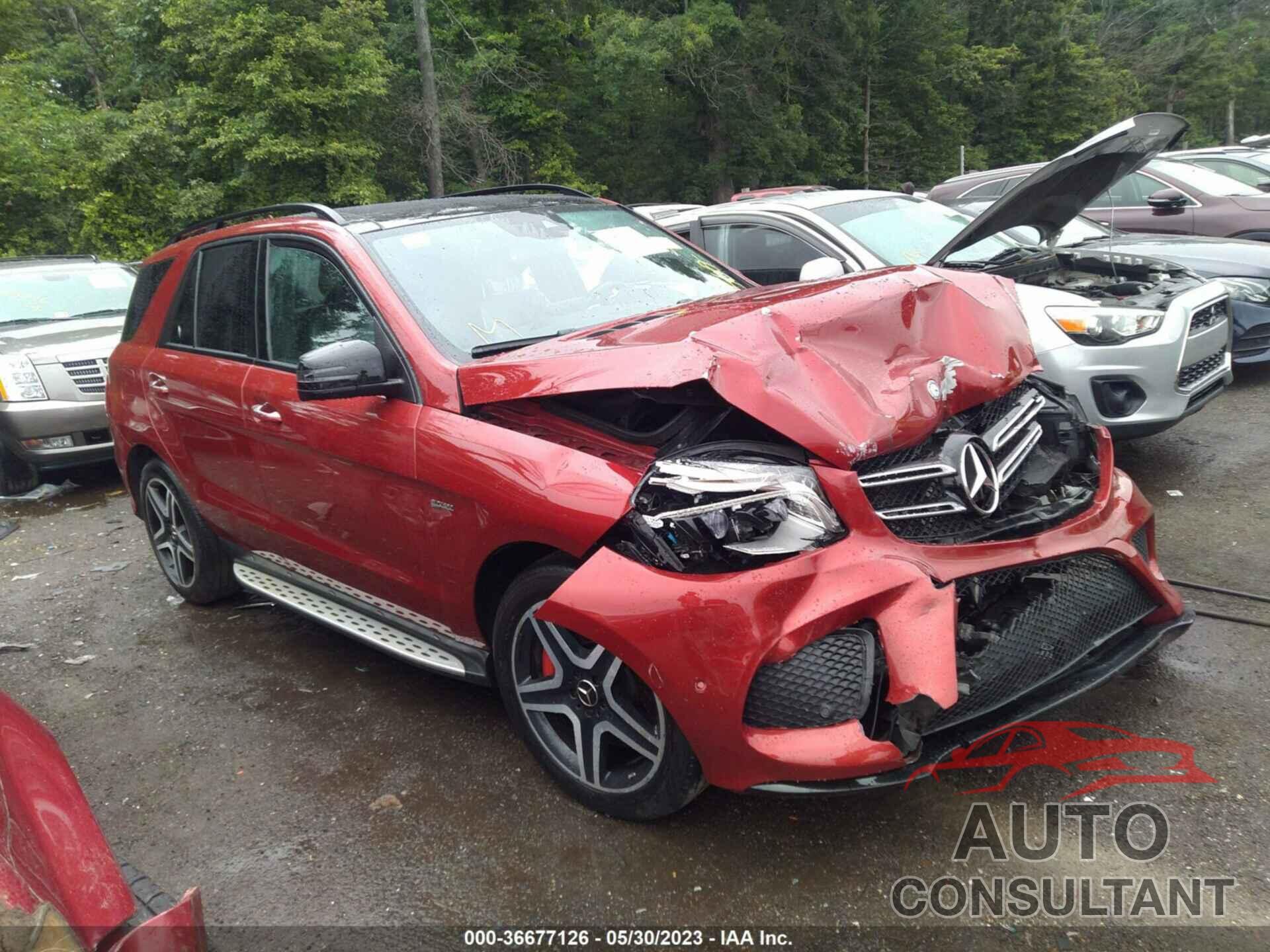 MERCEDES-BENZ AMG GLE 43 2017 - 4JGDA6EB8HA911089