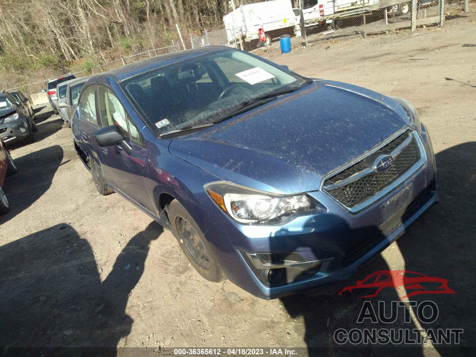SUBARU IMPREZA SEDAN 2015 - JF1GJAA66FG009148