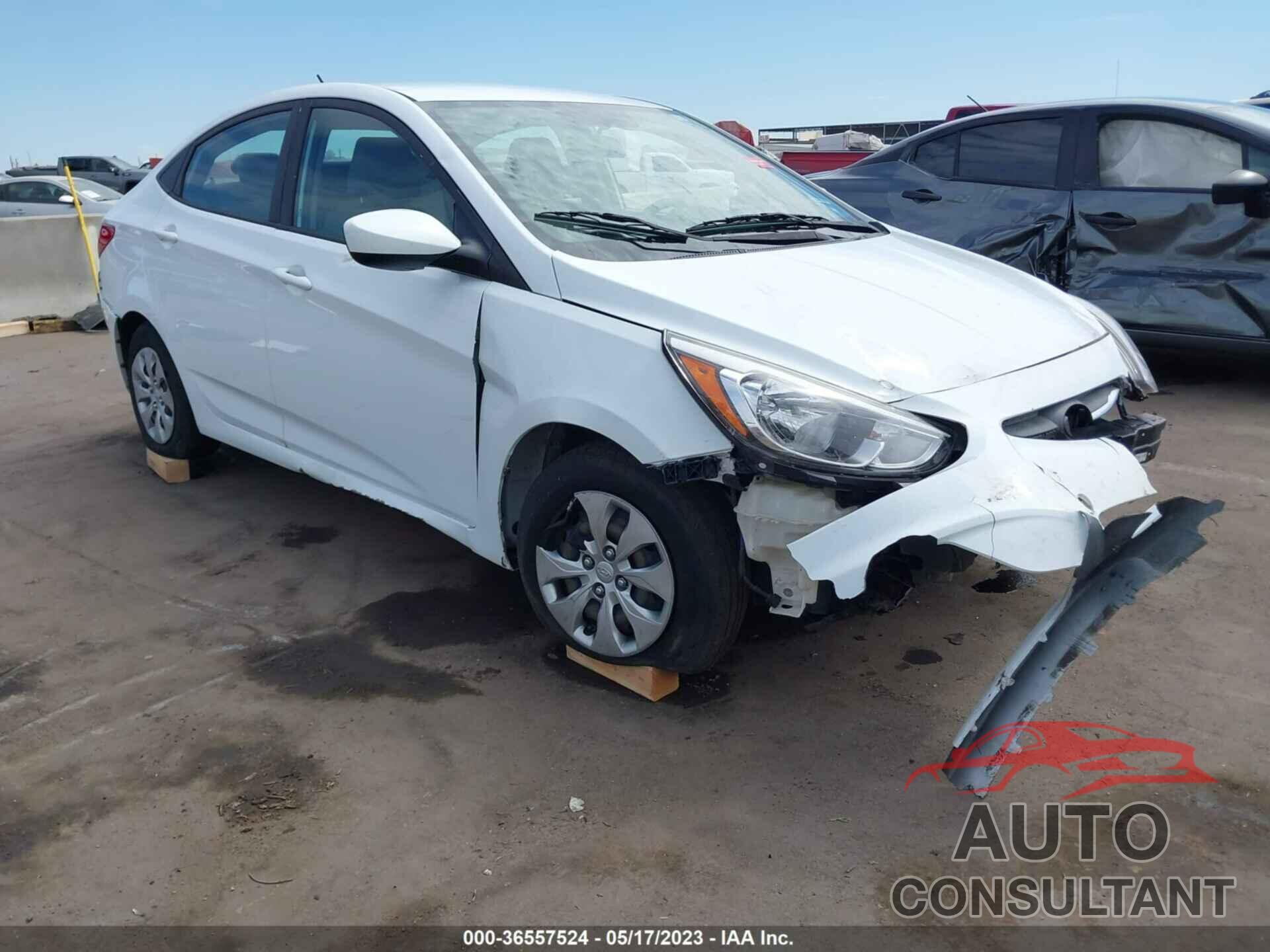 HYUNDAI ACCENT 2017 - KMHCT4AE7HU170488