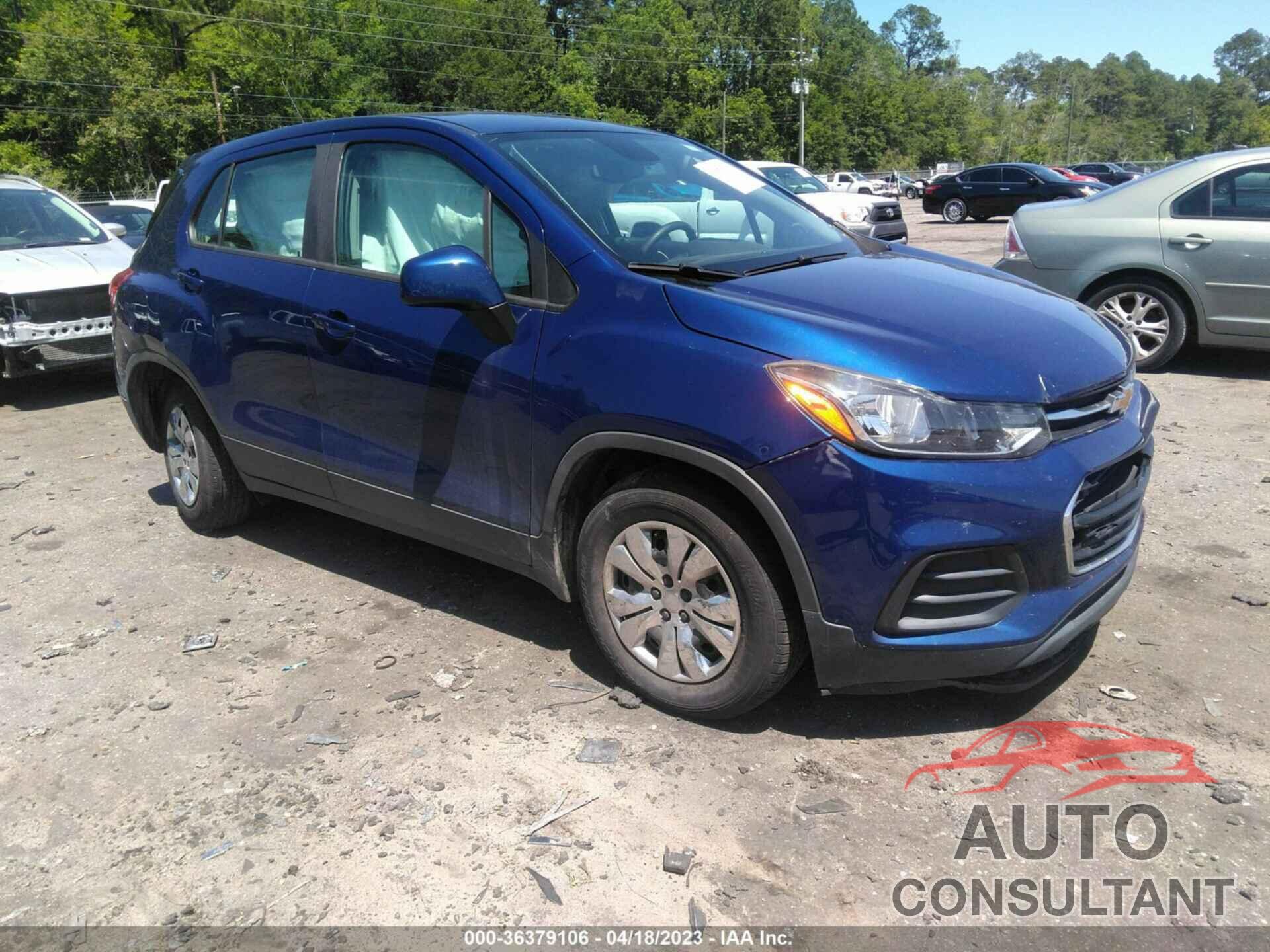 CHEVROLET TRAX 2017 - 3GNCJKSB6HL160779