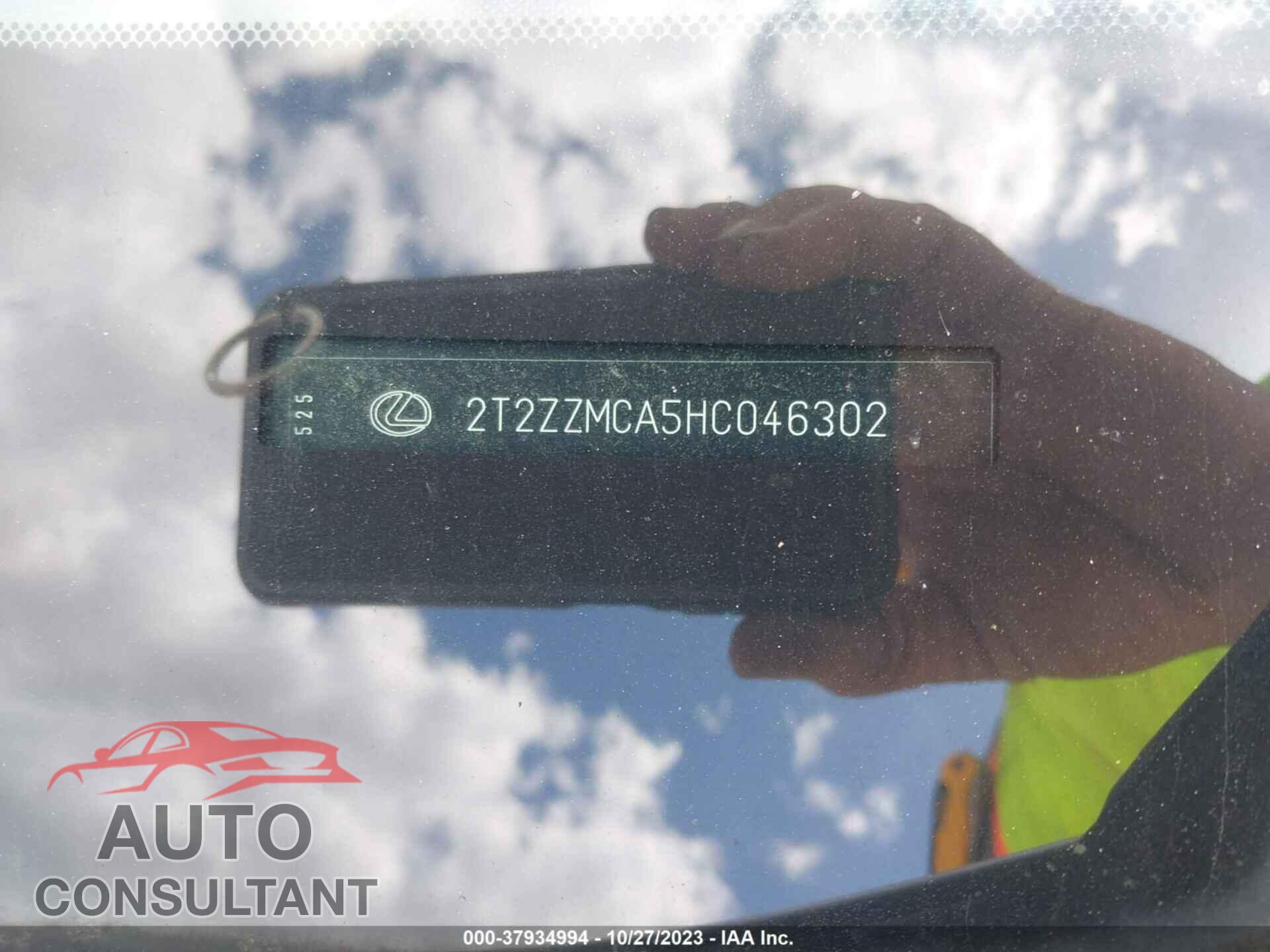 LEXUS RX 2017 - 2T2ZZMCA5HC046302