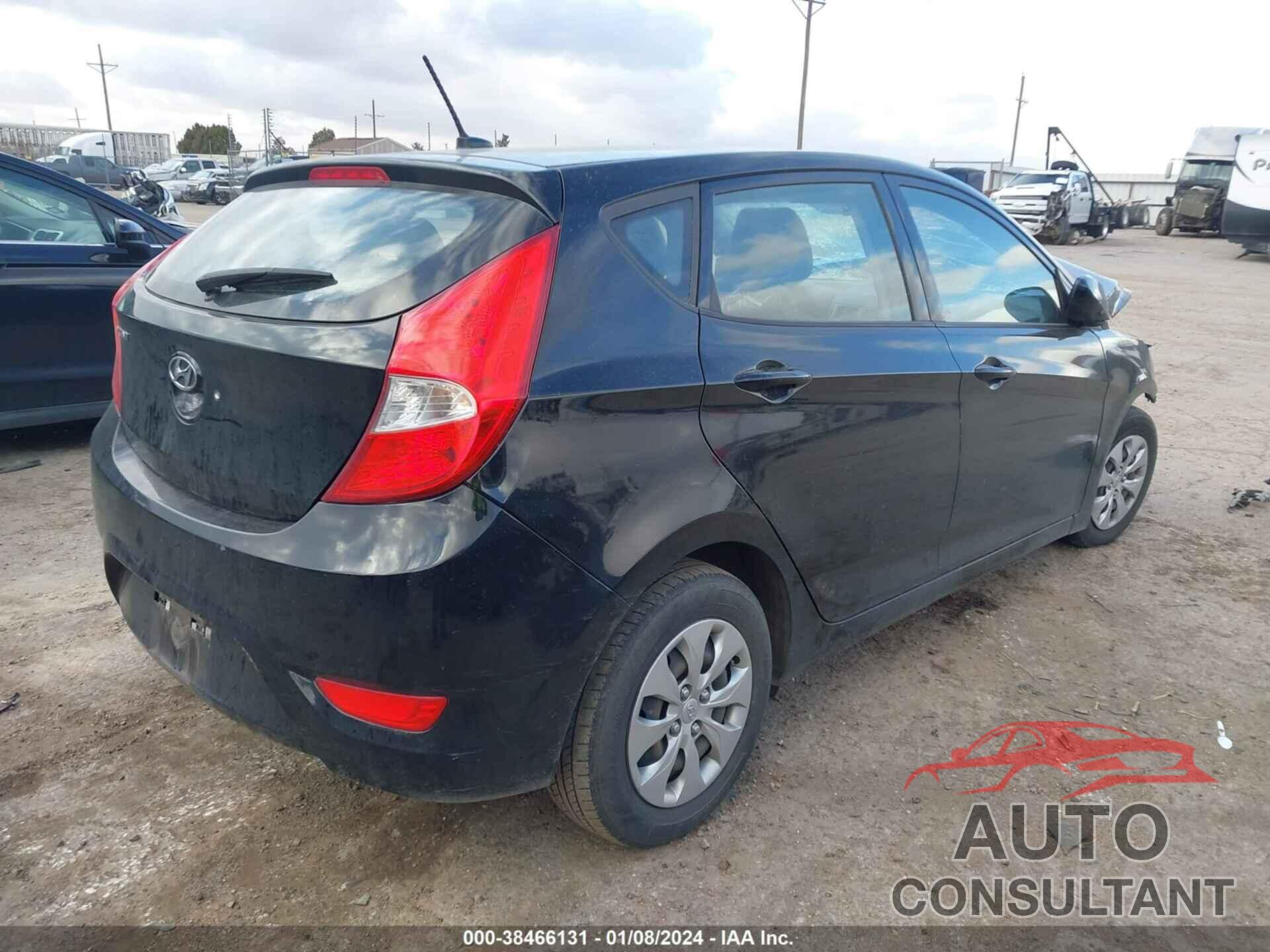 HYUNDAI ACCENT 2017 - KMHCT5AE6HU310116