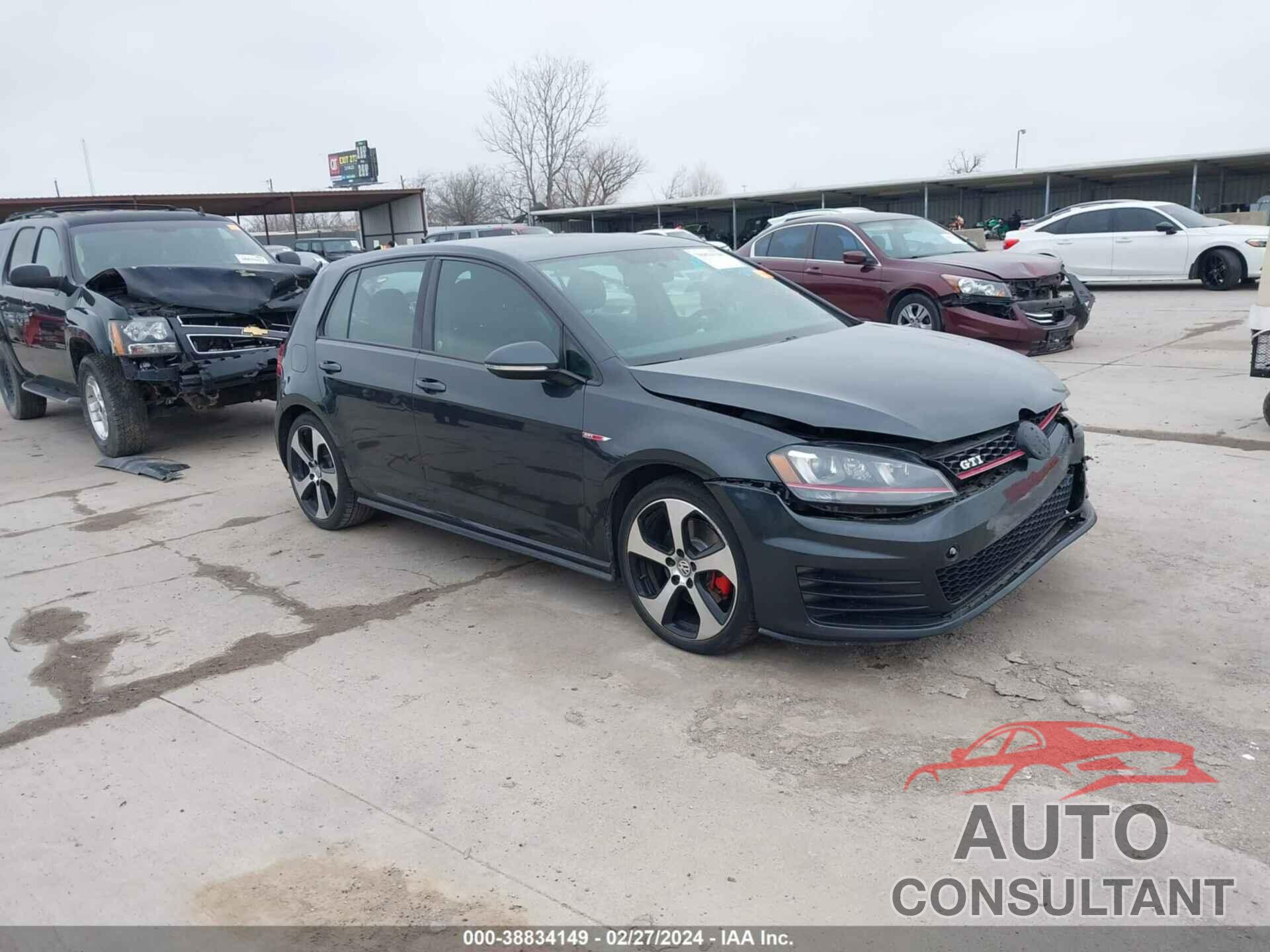 VOLKSWAGEN GOLF GTI 2016 - 3VW4T7AU2GM063298