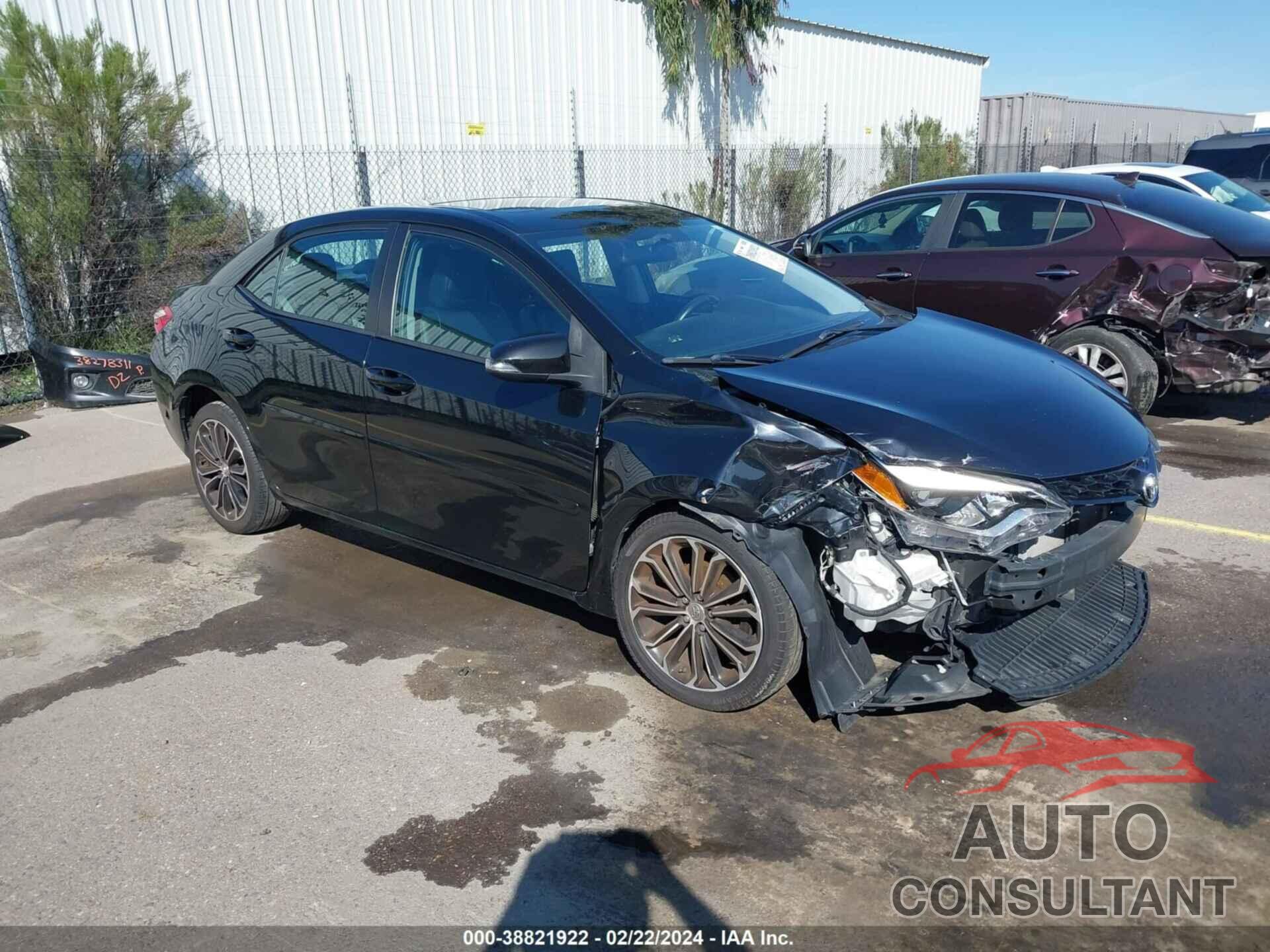 TOYOTA COROLLA 2016 - 2T1BURHE1GC650778