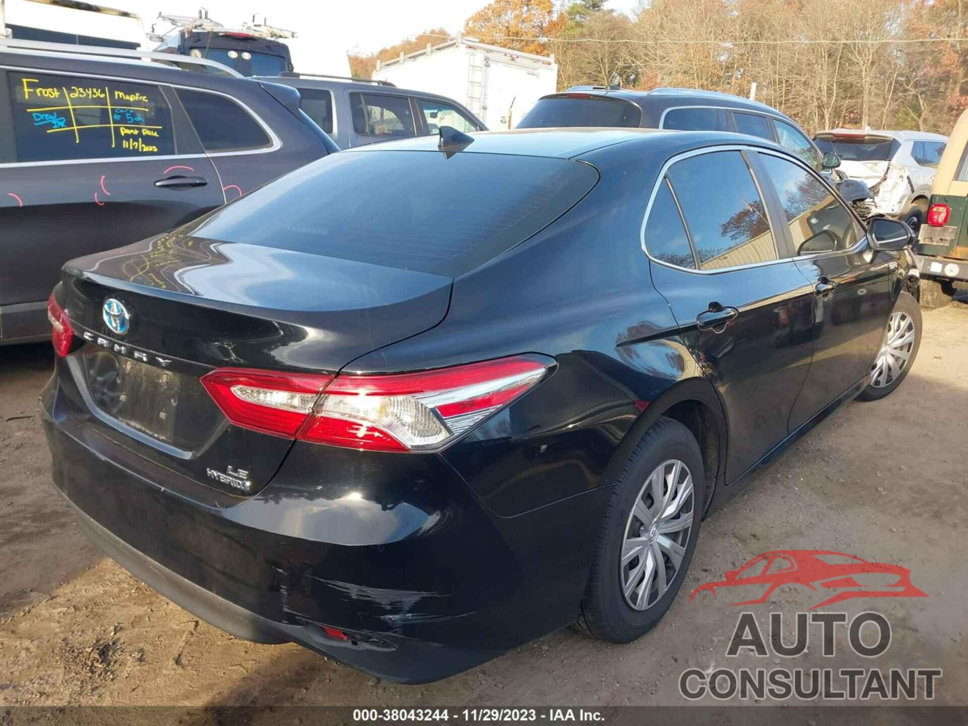 TOYOTA CAMRY 2020 - 4T1E31AK6LU538293