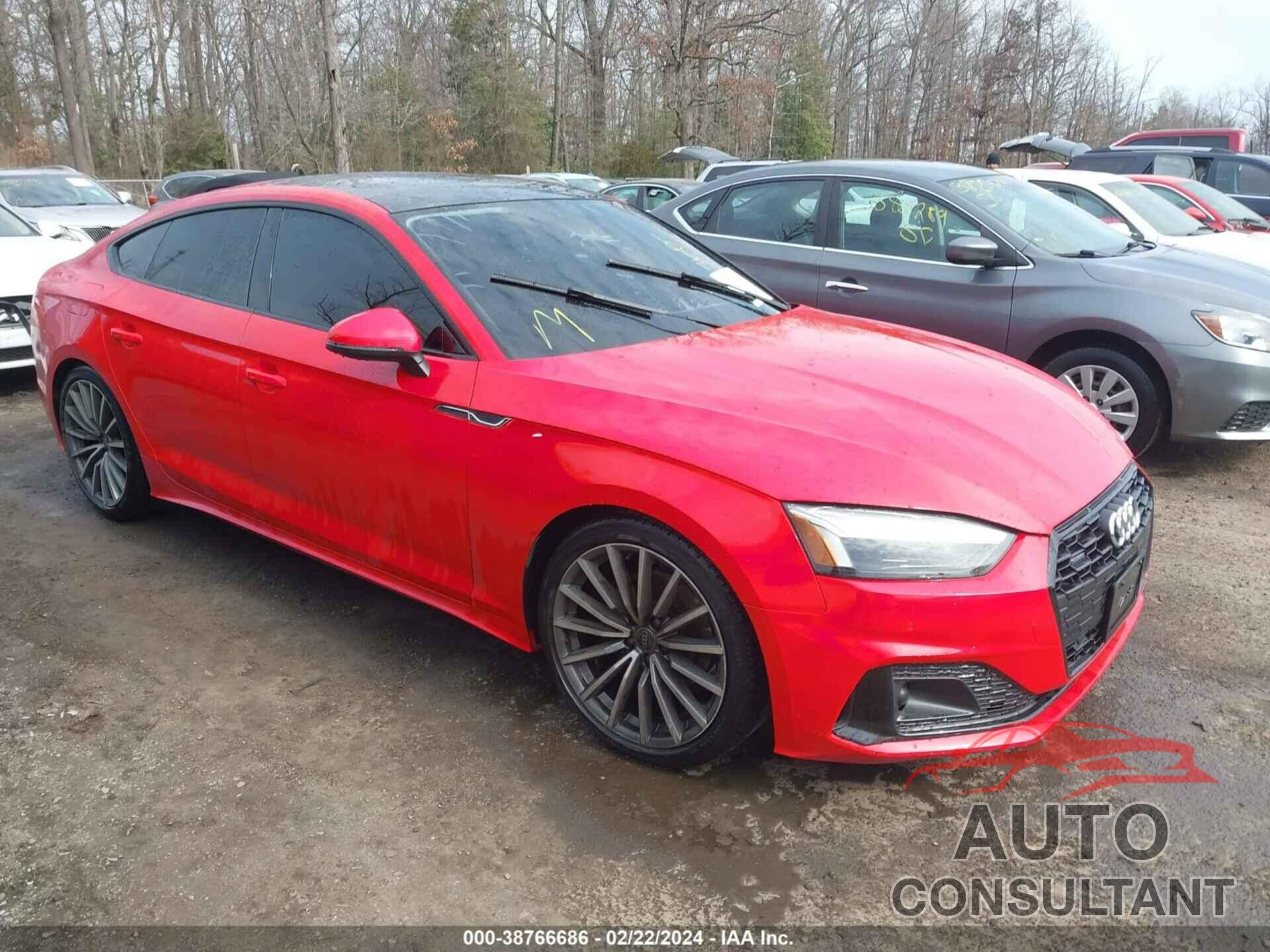 AUDI A5 SPORTBACK 2022 - WAUCBCF58NA006171
