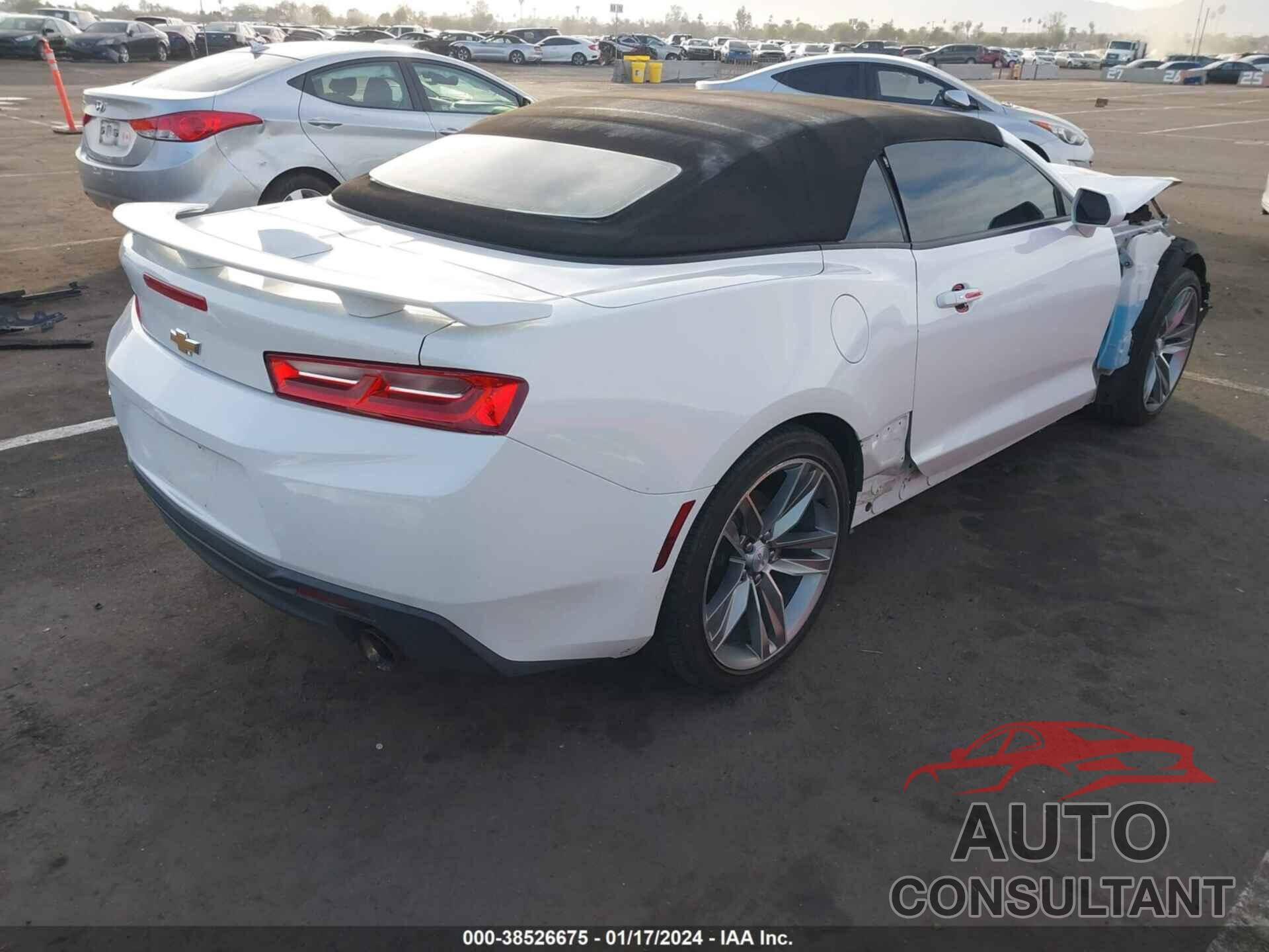 CHEVROLET CAMARO 2017 - 1G1FB3DS1H0160619