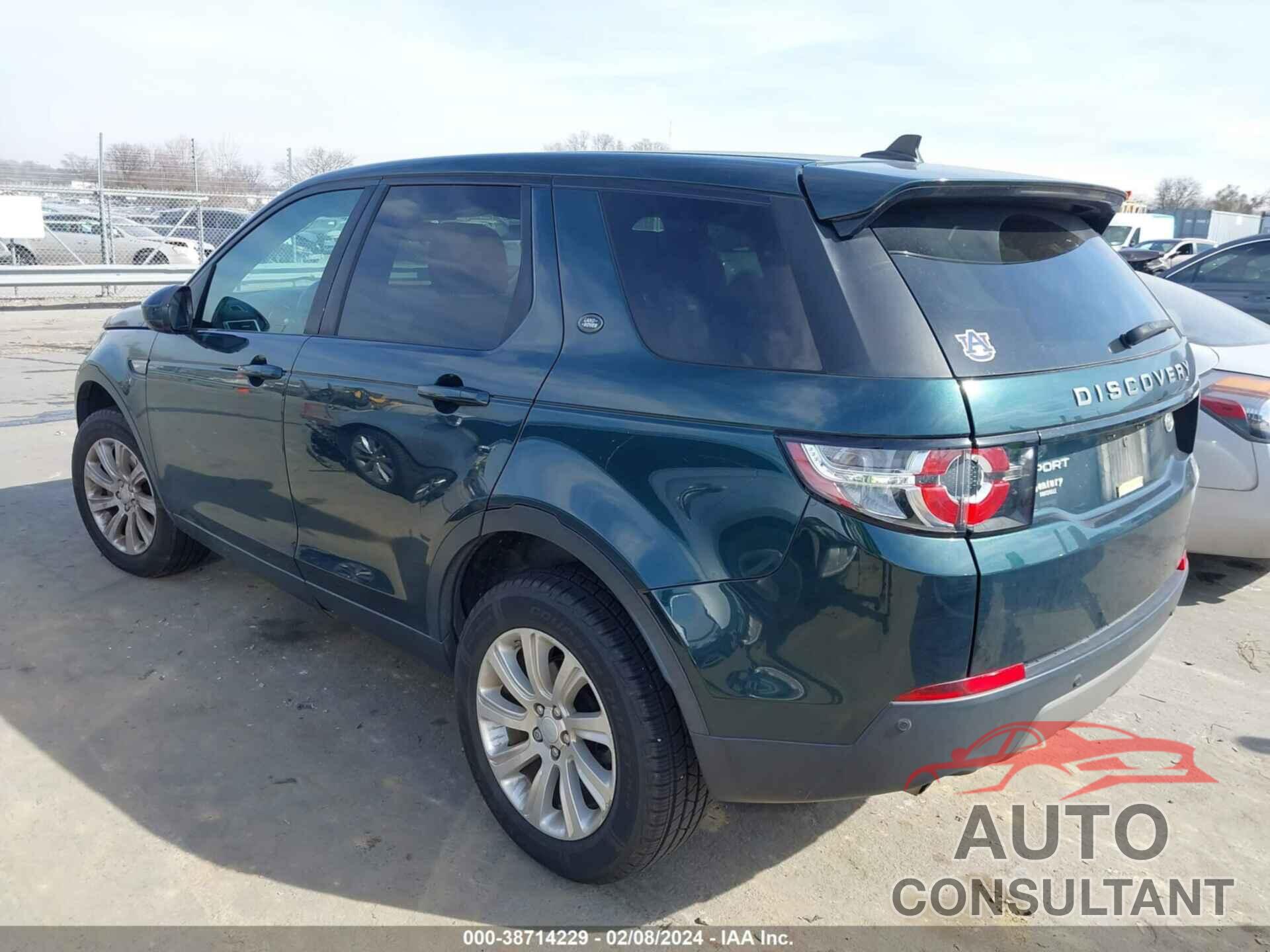 LAND ROVER DISCOVERY SPORT 2016 - SALCP2BG7GH592967