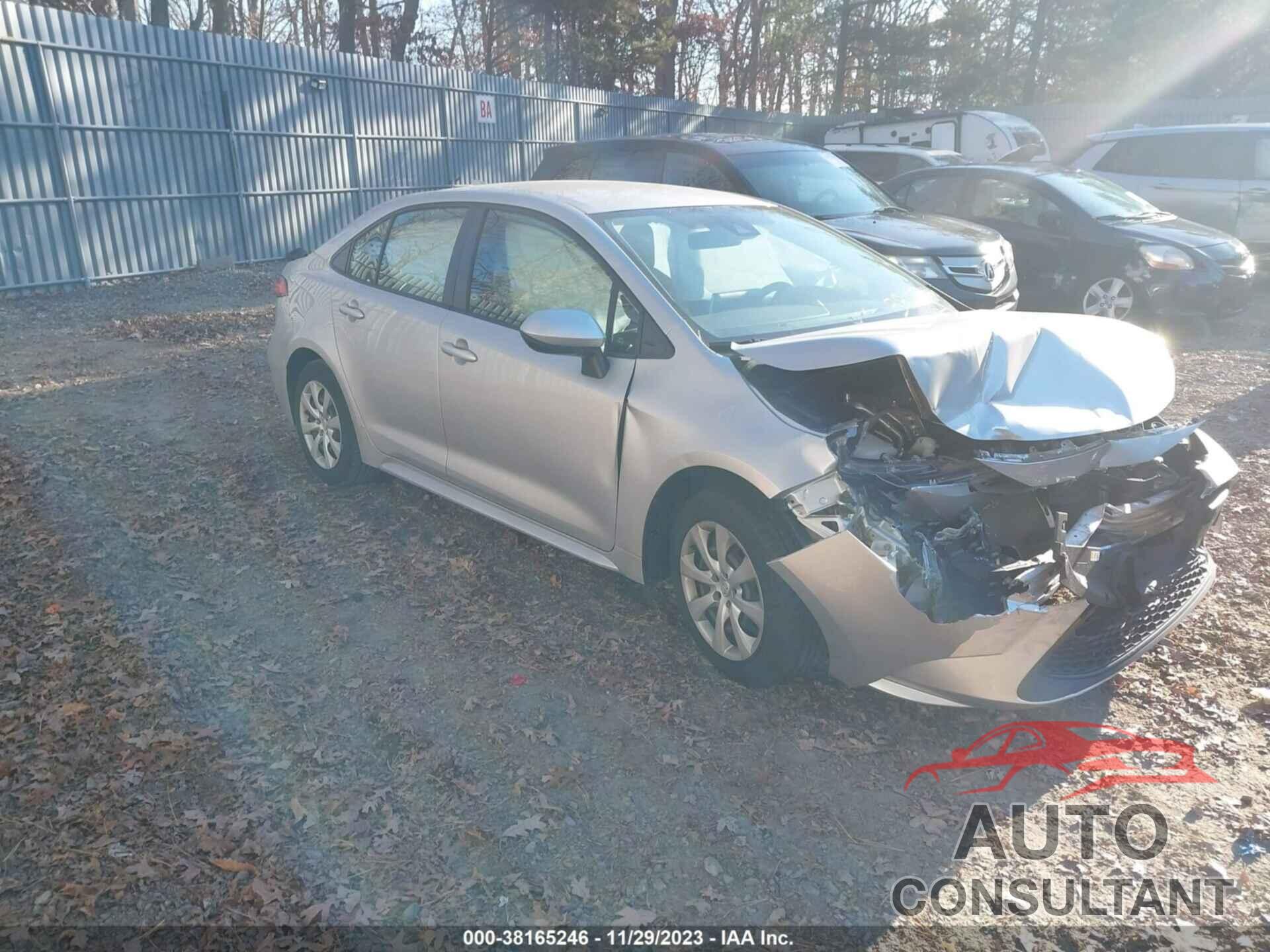 TOYOTA COROLLA 2020 - JTDEPRAE7LJ040879
