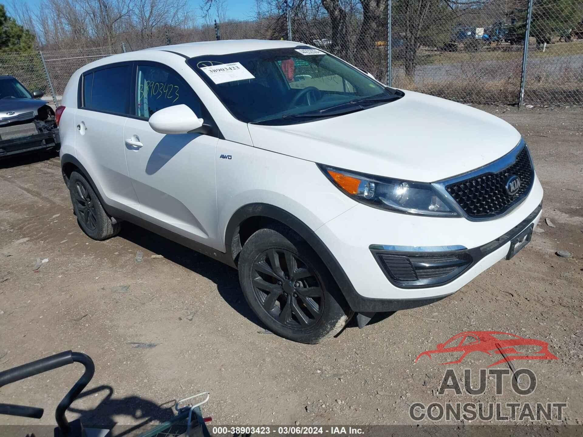 KIA SPORTAGE 2016 - KNDPBCAC2G7844285