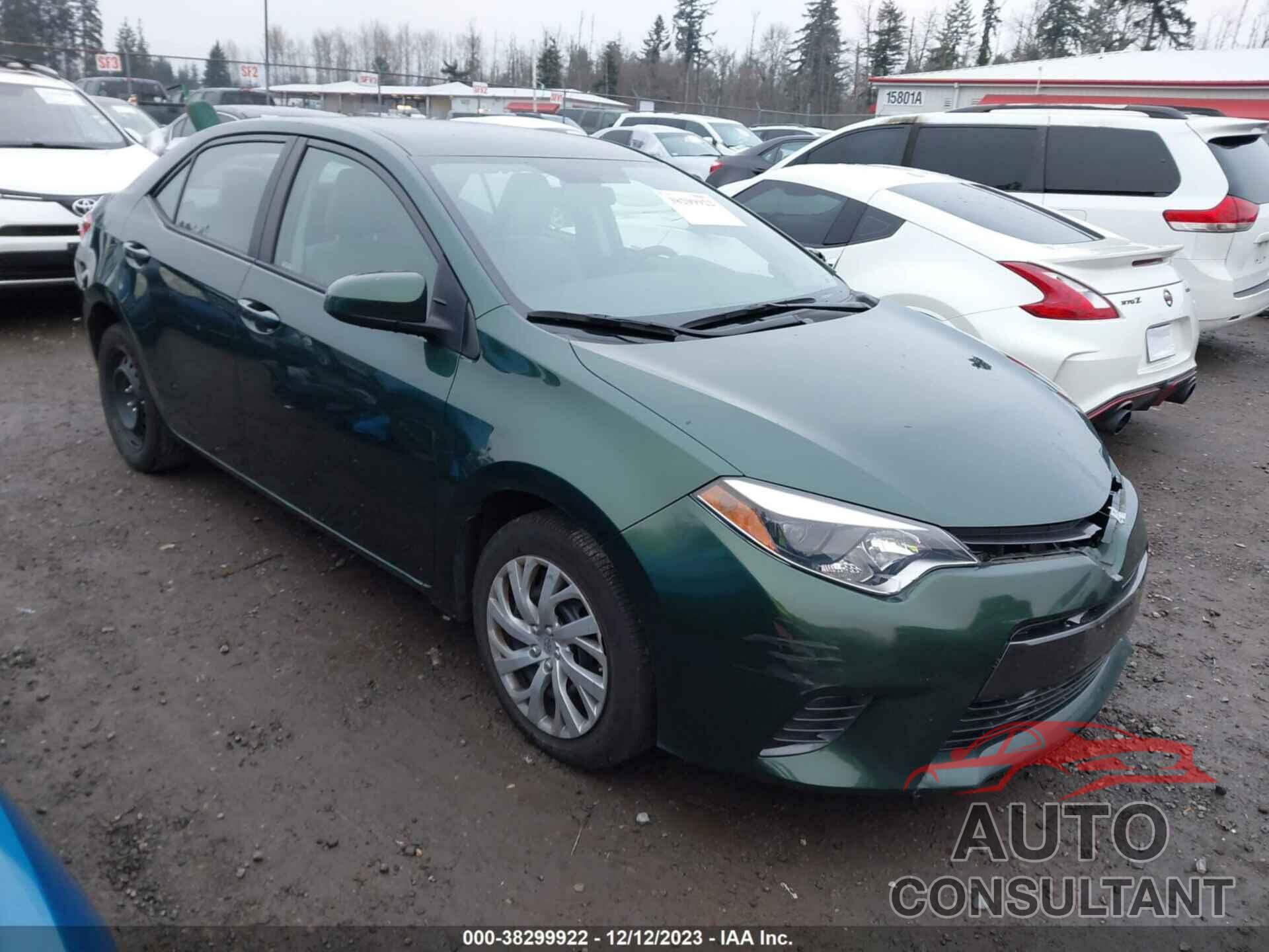 TOYOTA COROLLA 2016 - 2T1BURHE1GC683246