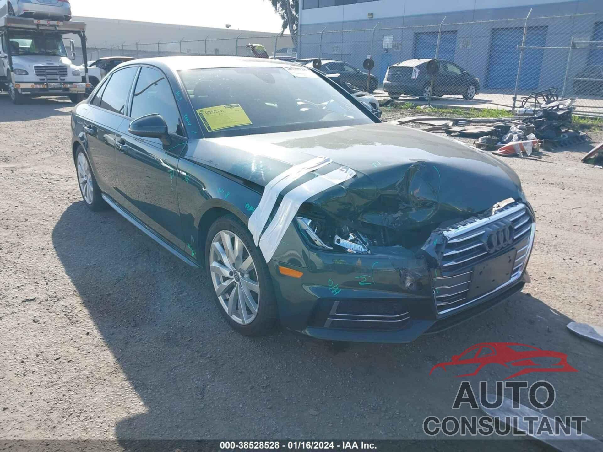 AUDI A4 2018 - WAUKMAF42JA218303