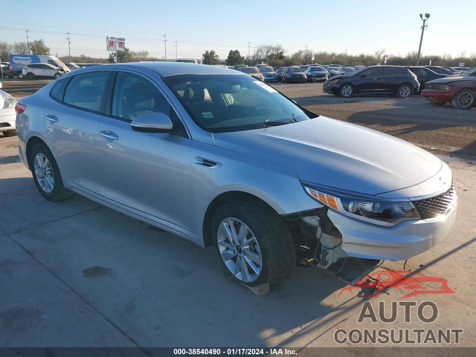 KIA OPTIMA 2017 - KNAGT4L38H5155183