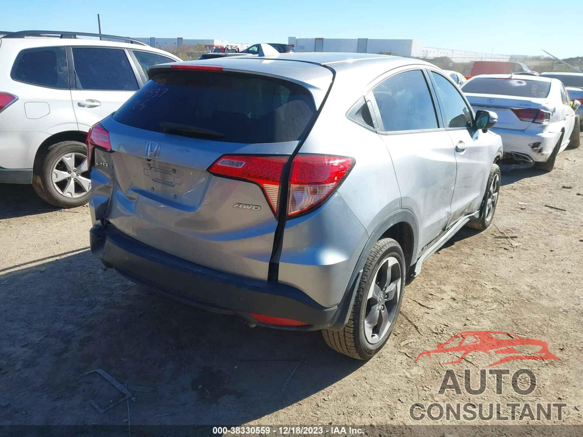 HONDA HR-V 2018 - 3CZRU6H53JG710516