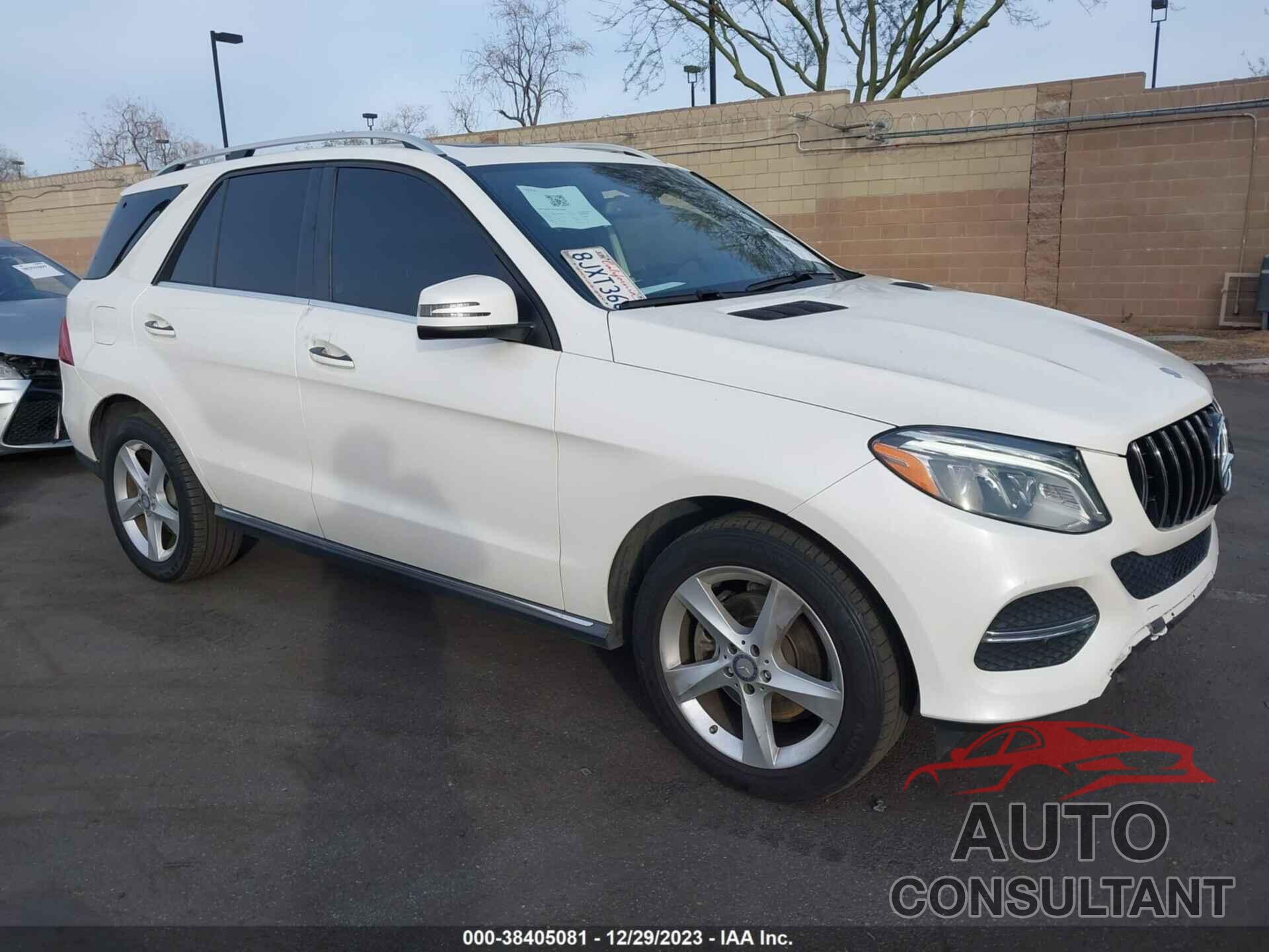 MERCEDES-BENZ GLE 350 2016 - 4JGDA5JB6GA791355